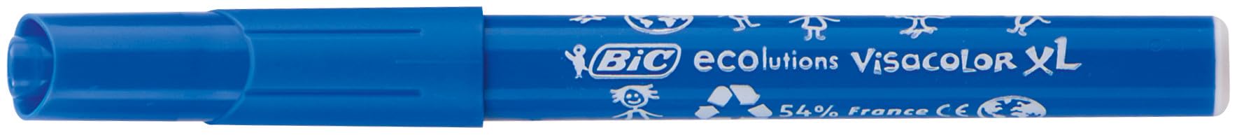BIC Kids Visacolor XL Colouring Pens - 144 Pack Bulk Classroom Supplies for Arts & Crafts, School Projects, and Creative Drawing Activities