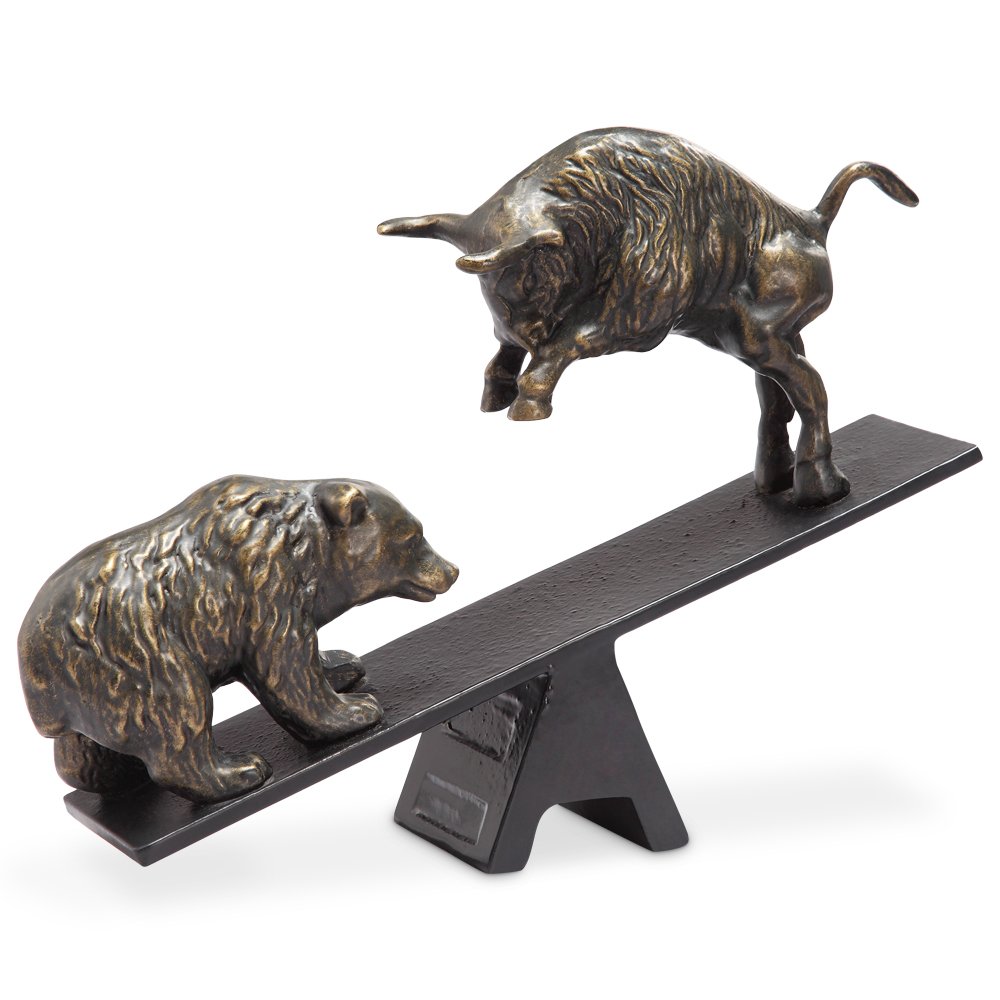 Wall Street Struggle Anecdotal Aardvark Art Print - Vintage Financial Office Decor for Home & Office Wall Art