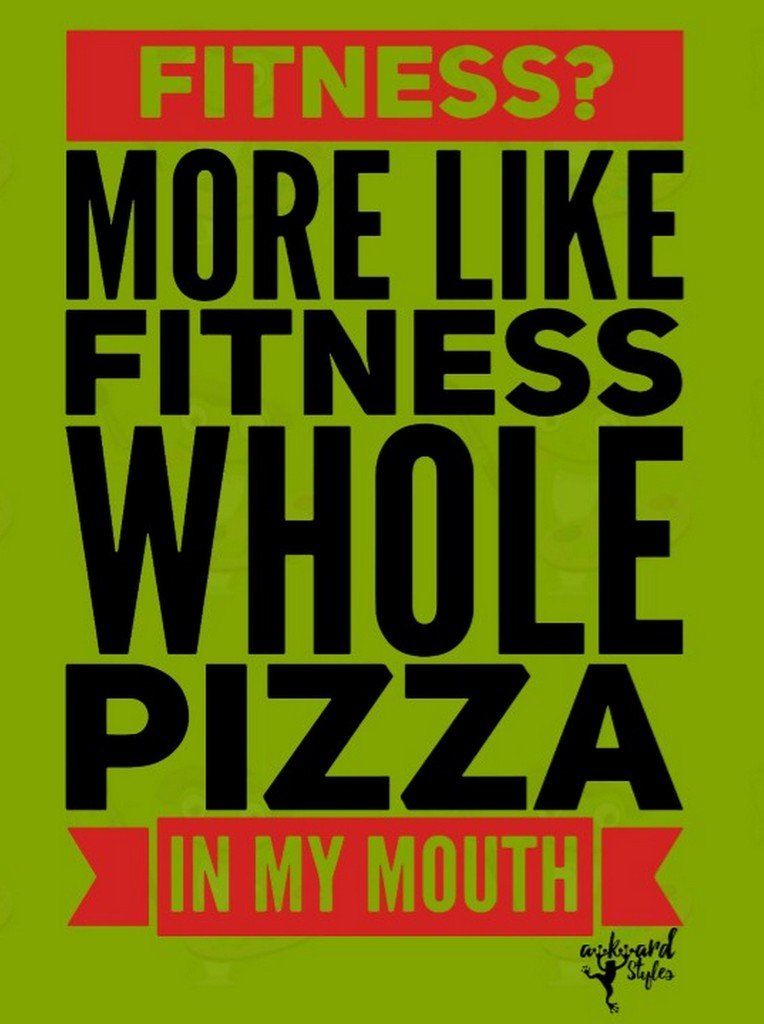 Awkwardstyles Funny Fitness Pizza T-Shirt - Black Cotton Graphic Tee for Gym & Workout Enthusiasts | Perfect Gift for Pizza Lovers