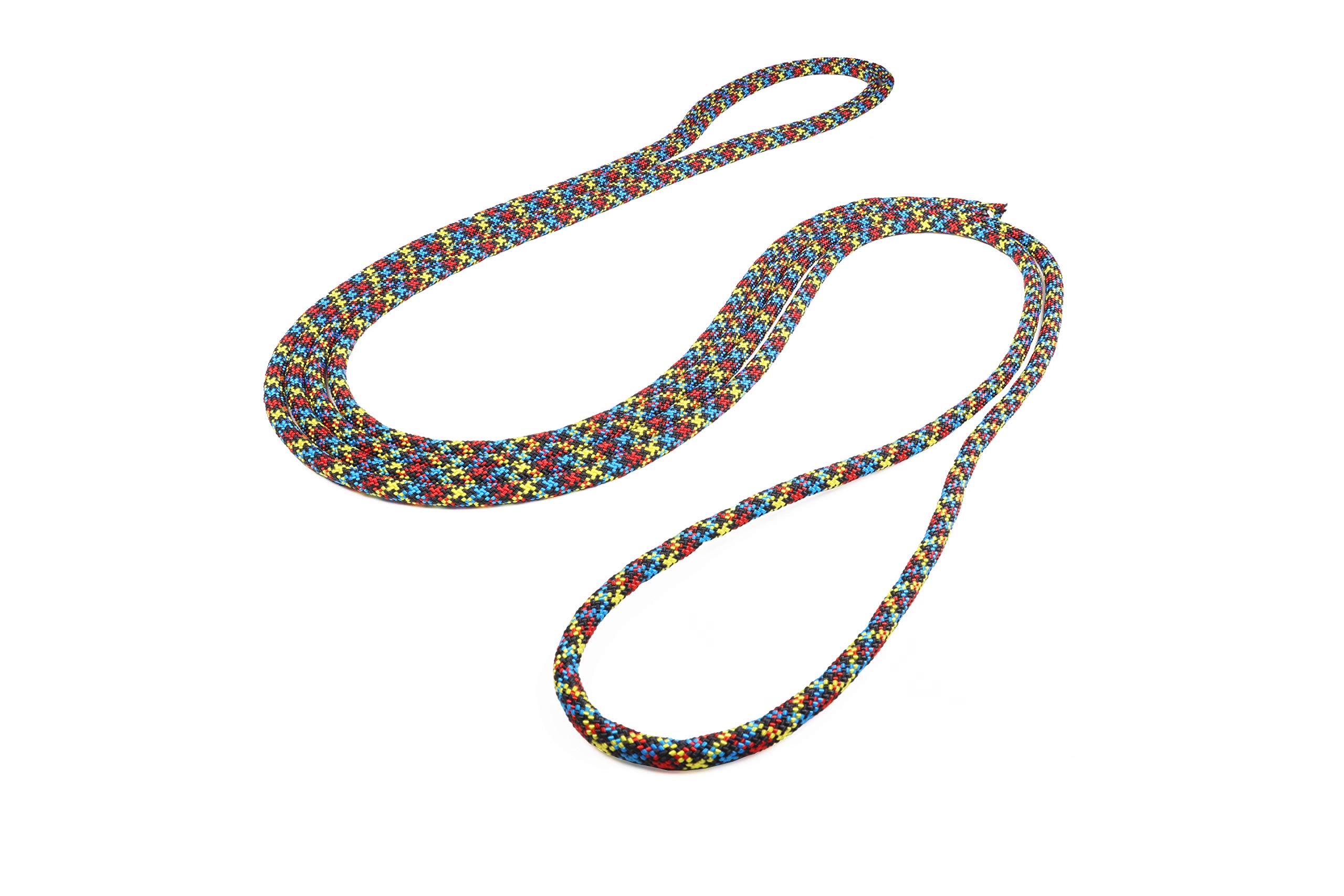 Atwood Rope MFG Double Dutch Jump Rope - 3/8 Inch Thick - 18 Feet Long - for Kids & Adults - Super Nova Color - Perfect for Fitness Training, School PE Classes & Outdoor Games