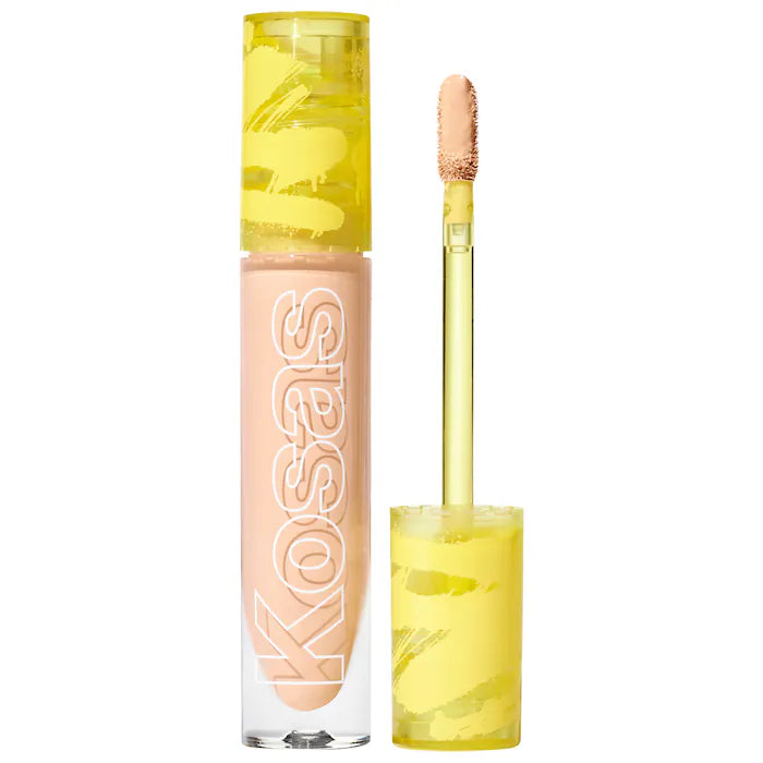 Kosas Corrector Revealer Super Creamy + Brightening Concealer with Caffeine & Hyaluronic Acid – Dark Circle Treatment for Under Eyes, Perfect for Daily Makeup & Skincare Routine
