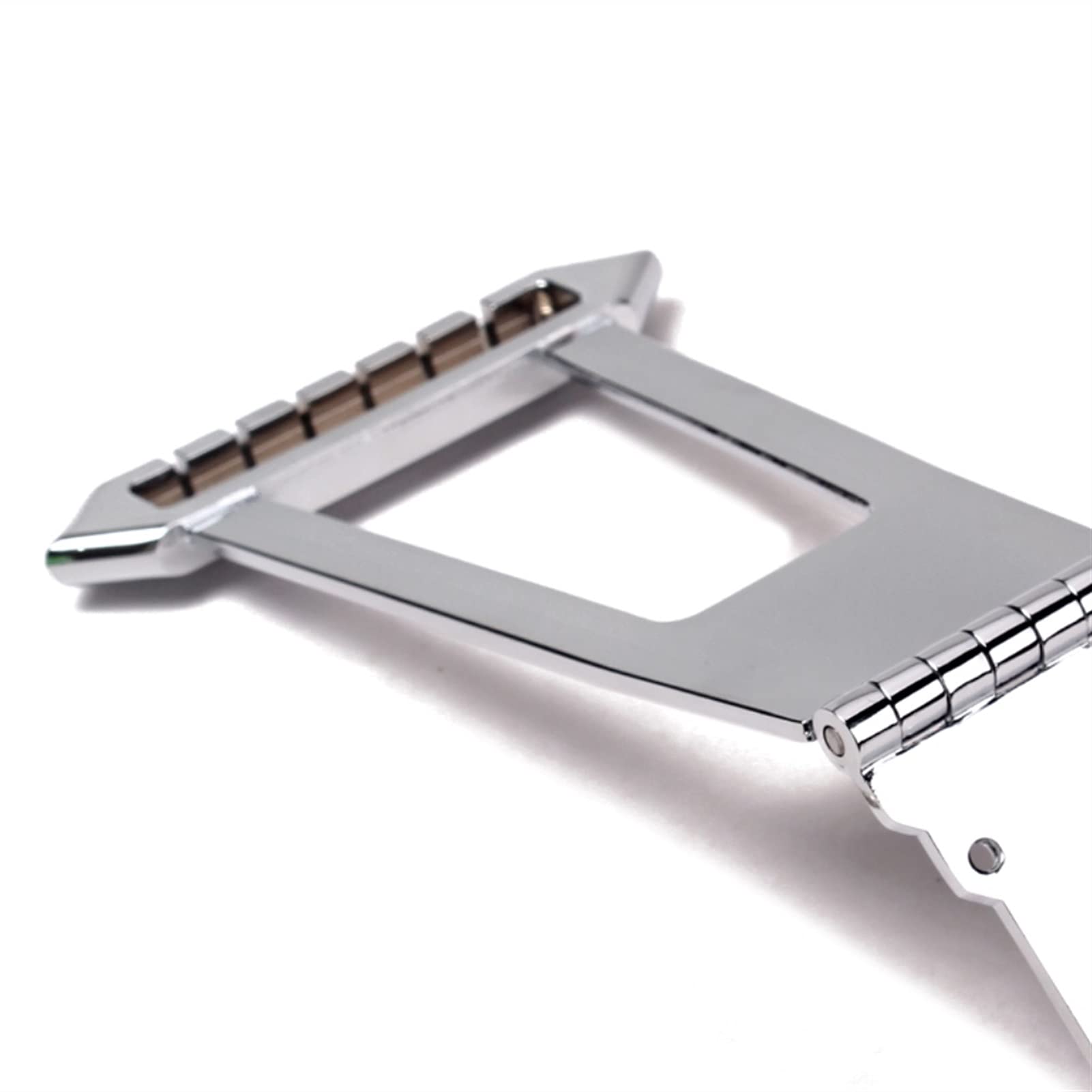 6 String Jazz Guitar Bridge & Tailpiece Set - Zinc Alloy Guitar Hardware for Jazz & Blues Players - Perfect for Stage Performance & Studio Recording