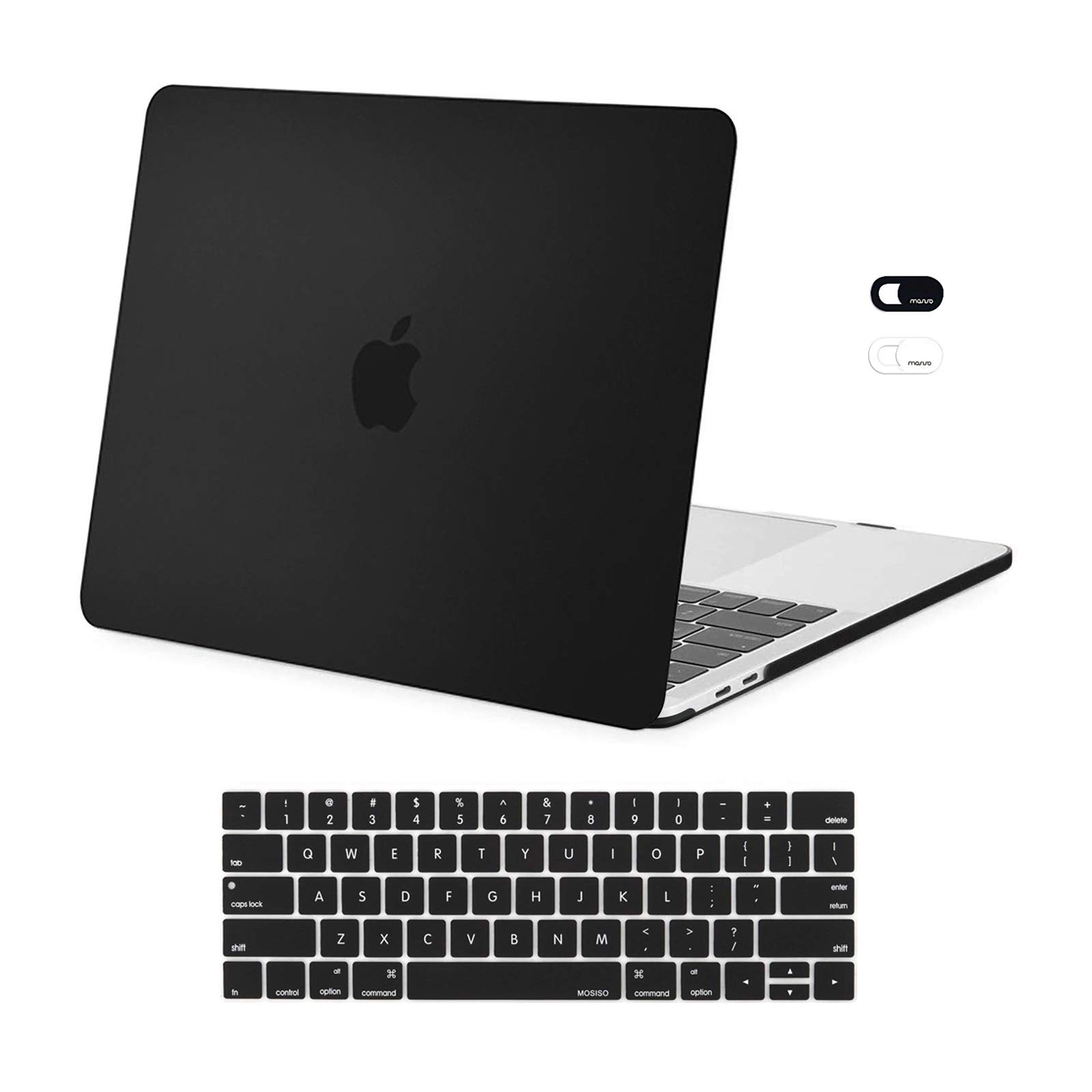 MOSISO Hard Plastic Case & Keyboard Skin & Webcam Cover for MacBook Pro 13 inch (M2 2025, 2024, 2023-2016 Models A2338 M1 A2251 A2289 A2159 A1989 A1708 A1706) - Protective Shell for 13.3