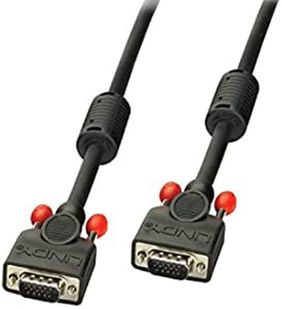 40m Lindy Premium SVGA Monitor Cable - High-Quality VGA Extension for HD Displays | Ideal for Home Office, Gaming, and Conference Room Setups