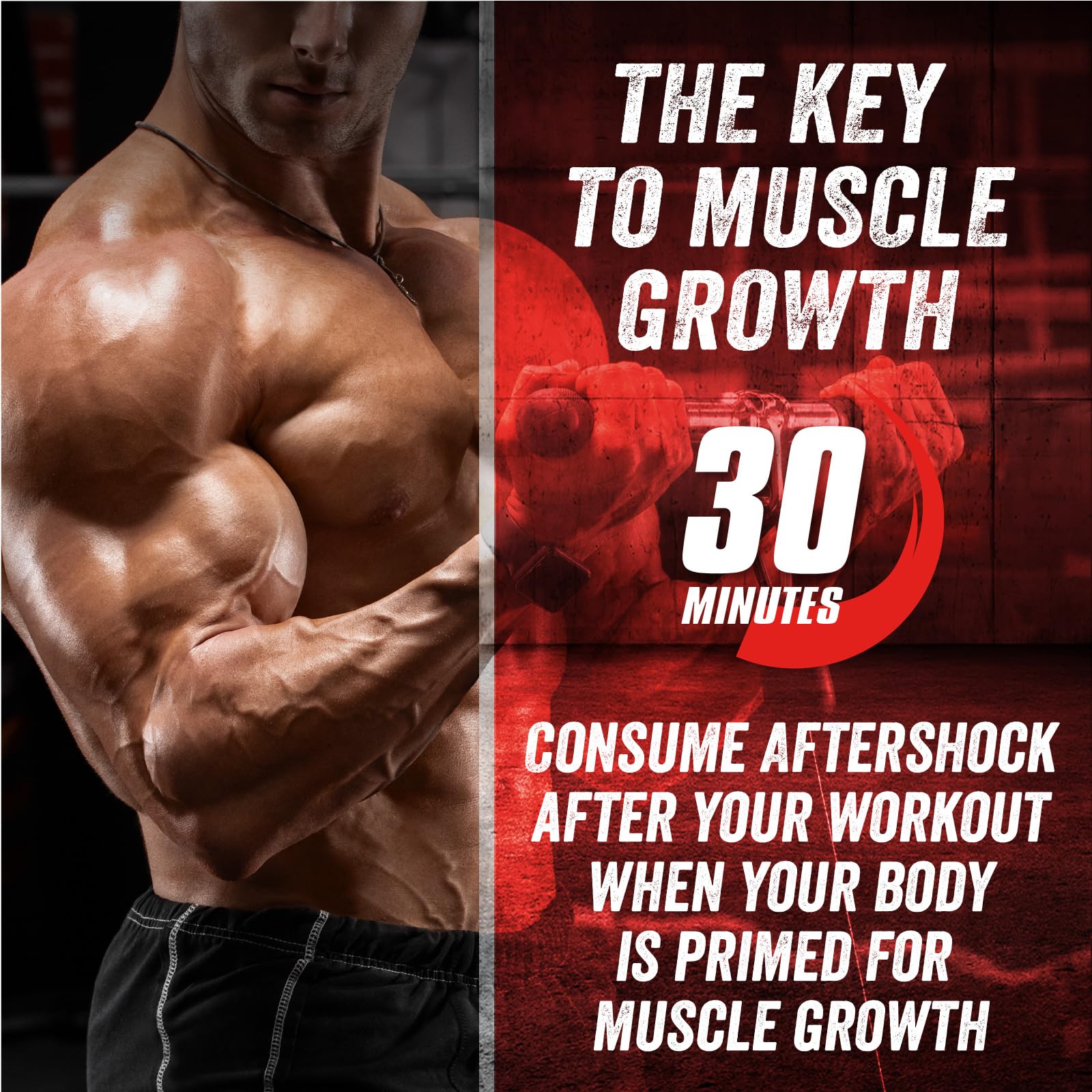 Myogenix Aftershock Post Workout Recovery Protein Powder - 3lb Whey Protein for Muscle Growth & Recovery | Anabolic Whey with Mass Building Carbs | Creatine, Glutamine & BCAAs Amino Acid Stack | Orange Creamsicle Flavor - Perfect for Gym, Bodybuilding & Fitness Enthusiasts