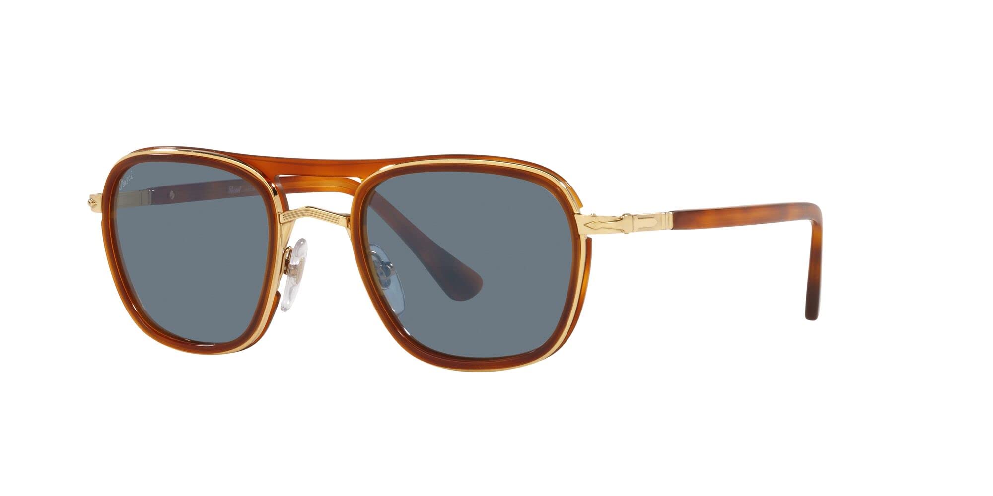 Persol PO2484S Square Sunglasses for Men & Women - Classic UV Protection Polarized Lenses - Perfect for Driving, Outdoor Sports & Fashion