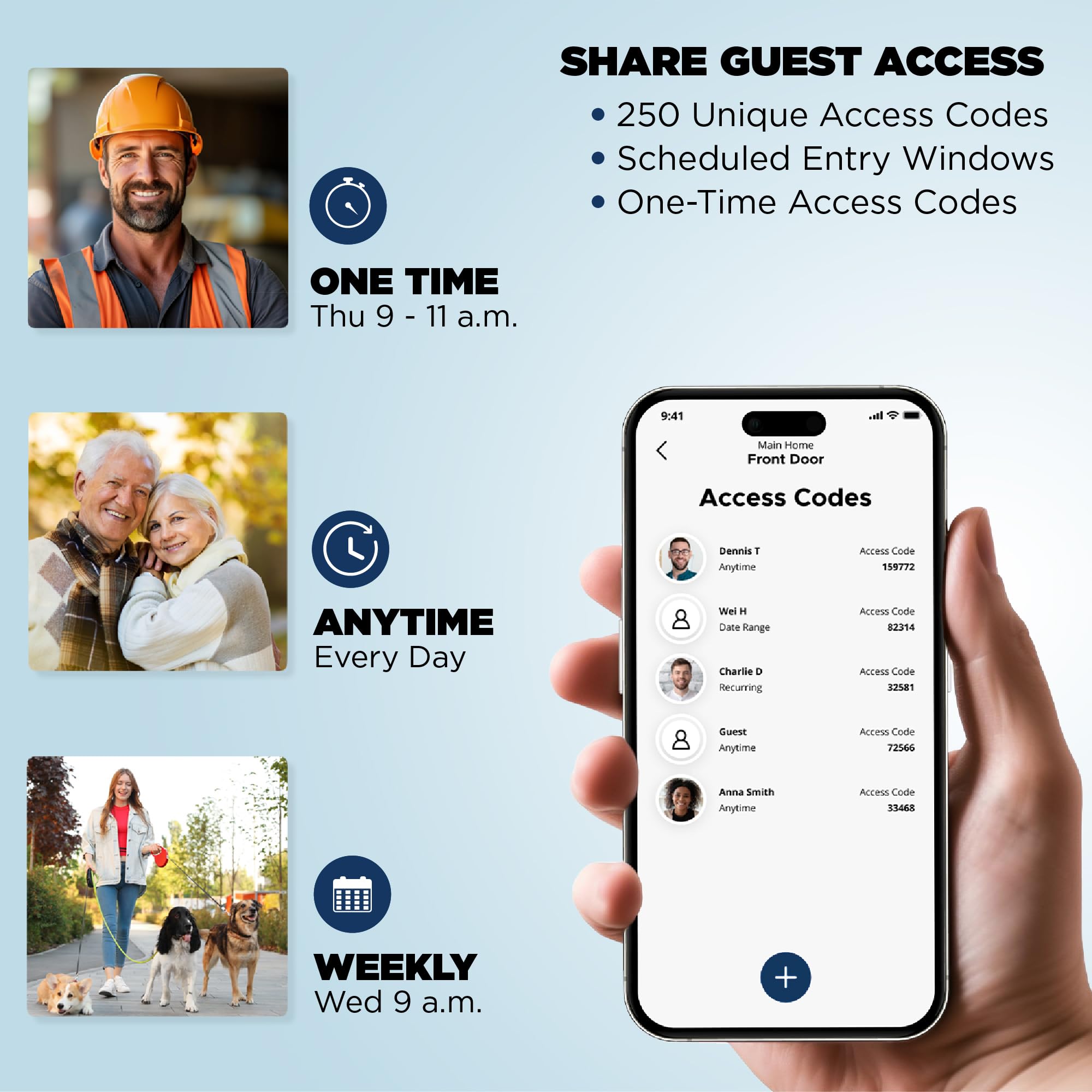 Weiser Halo Matte Black WiFi Smart Lock - Keyless Entry Deadbolt with Touchscreen Keypad | Works with Alexa & Google Assistant | Secure Smart Lock for Front Door, Apartment & Vacation Homes