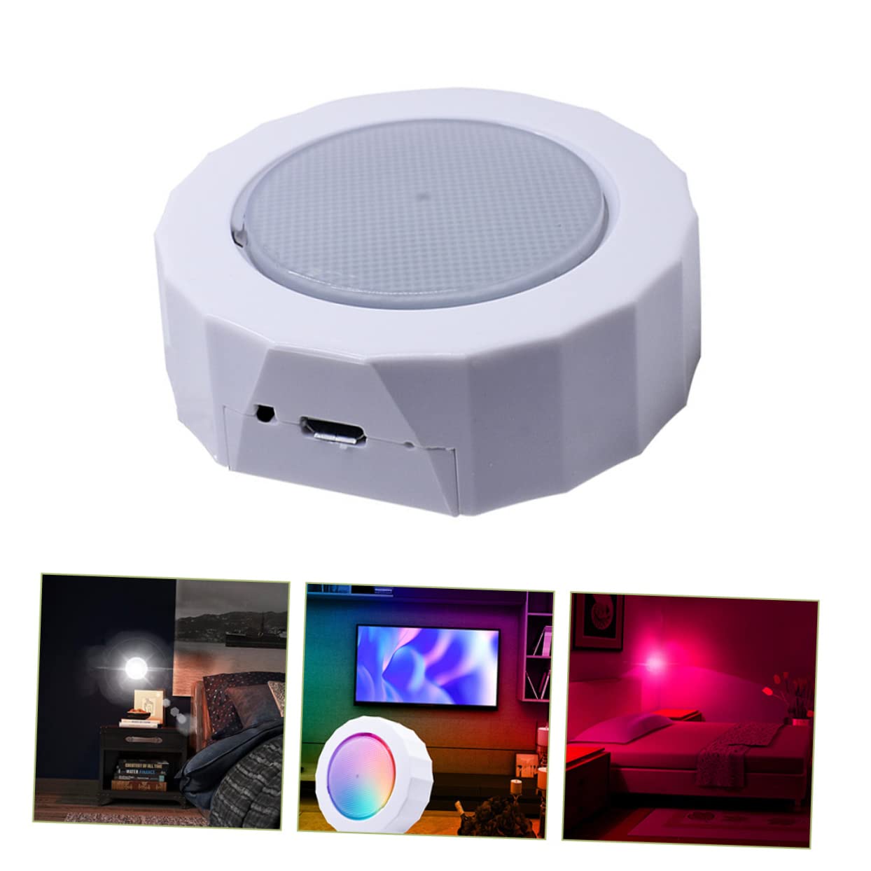 Garneck Cordless LED Night Light - 5 Pack Dimmable Nightlight for Bedroom, Nursery, Bathroom - Romantic Atmosphere Light for Couples, Kids, Home Decor