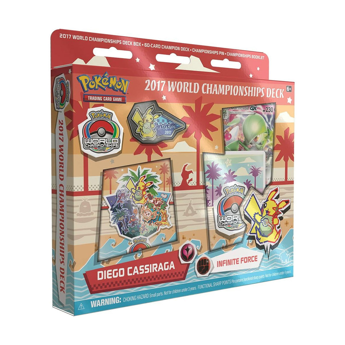 Pokemon 2017 World Championship Gardevoir GX Diego Cassiraga Infinite Force Deck - Collectible Trading Card Game for Battles & Tournaments