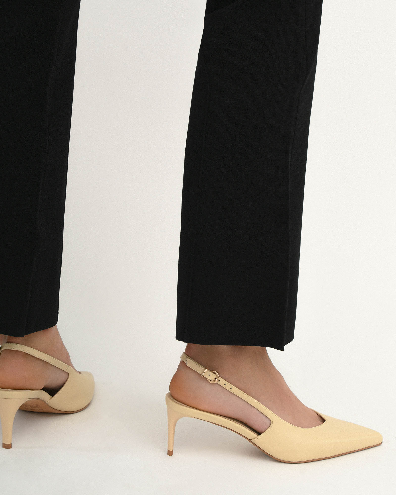 Julian Women's Mid Heel Pumps - Genuine Butter Leather Dress Shoes for Work, Office & Special Occasions