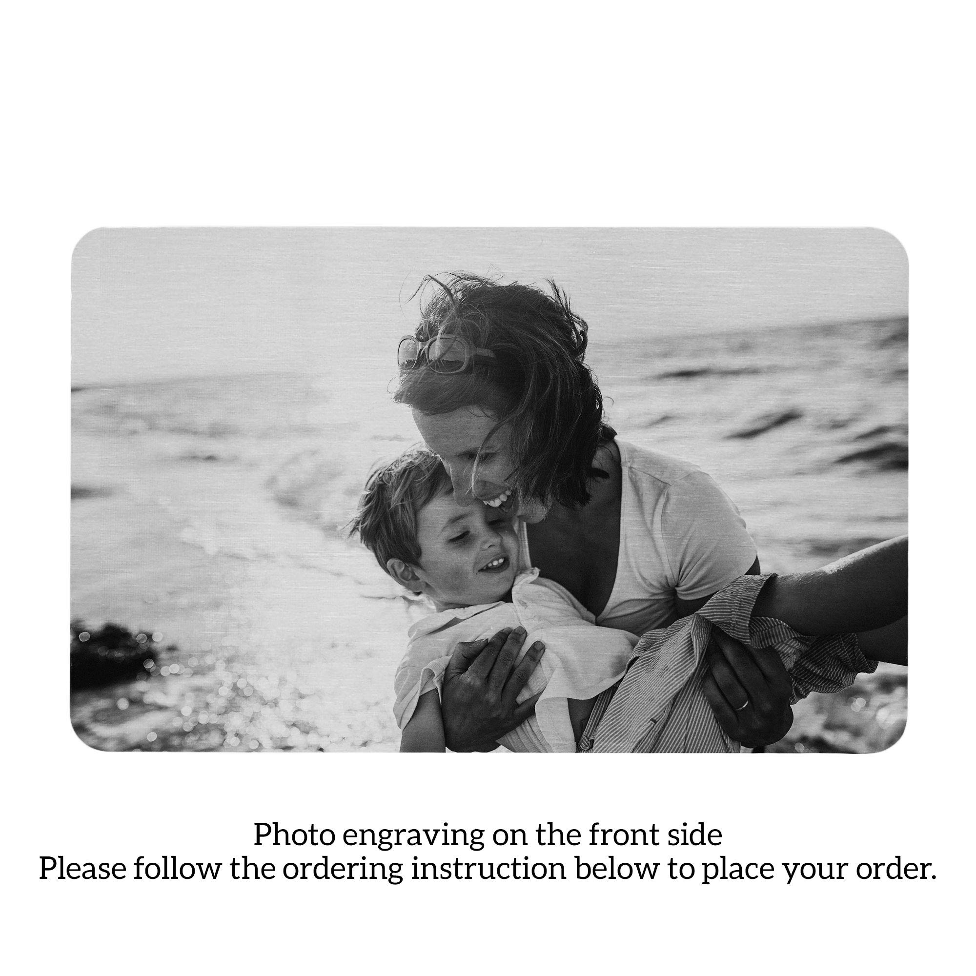 Personalized Engraved Wallet Insert Card with Custom Photo & Text - Perfect for Gifts, Anniversaries, and Couples Keepsakes
