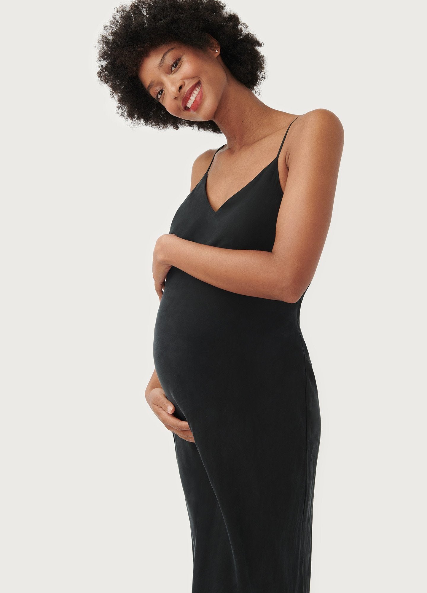 Ricky Slip Dress - Women's Elegant Satin Nightgown & Loungewear for Sleep, Date Night & Home Relaxation
