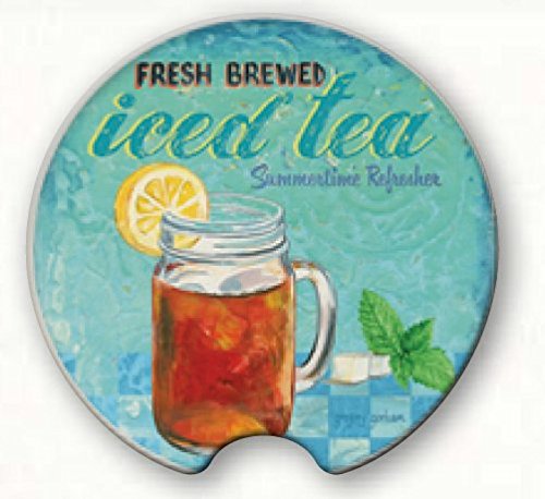 Premium Absorbent Car Coaster for Drinks - Non-Slip Cup Holder Mat for Coffee, Iced Tea & Beverages - Perfect for Commuting, Road Trips & Office Use