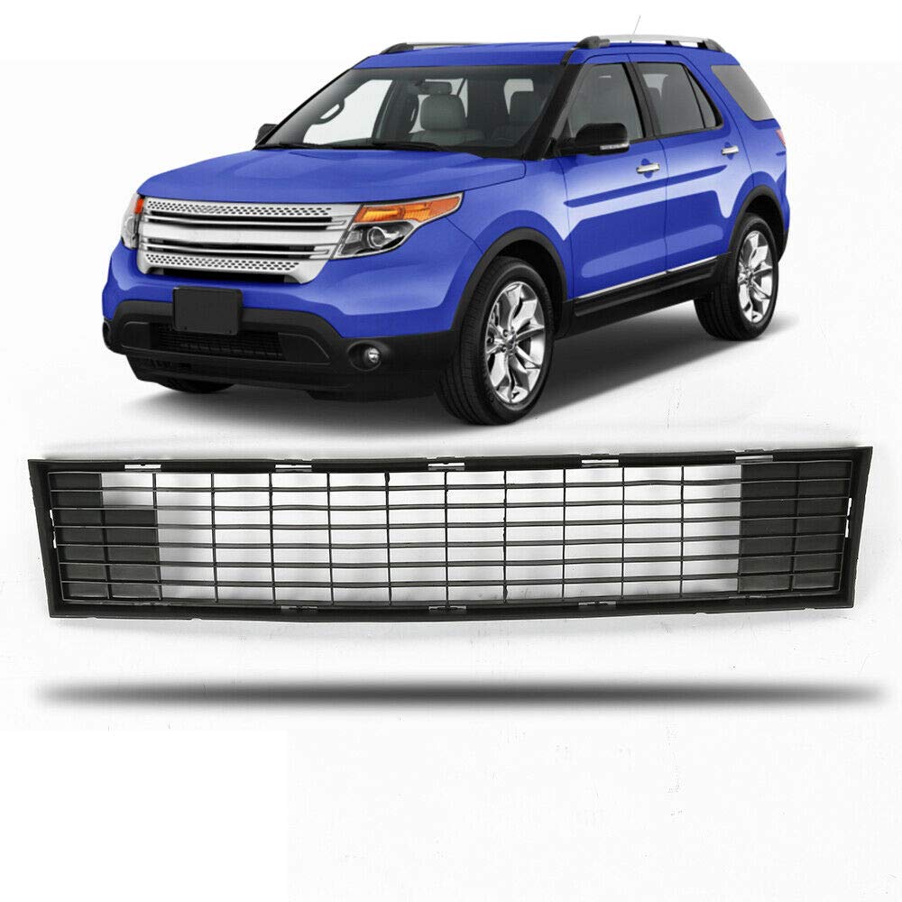 BOERLKY Gloss Black Front Upper Grille for 2012-2017 Automotive Vehicles - Perfect for Car Upgrades & Replacement Parts