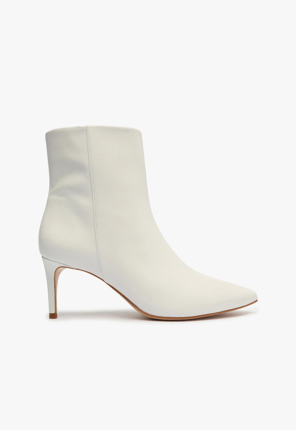 Magali Mid Leather Bootie - Women's Ankle Boots with Chunky Heel, Comfortable & Stylish for Fall/Winter Fashion - Perfect for Office, Date Night & Casual Outfits