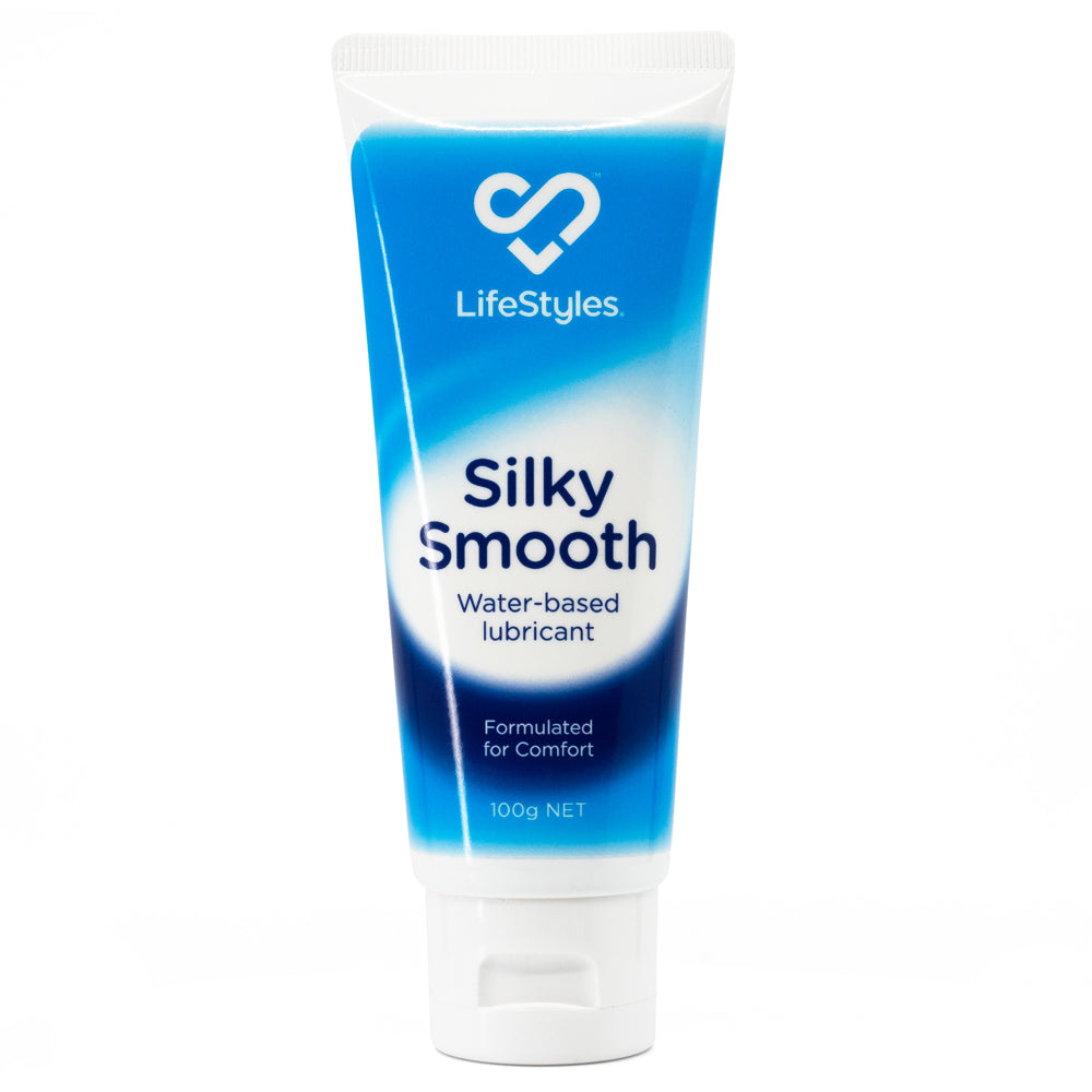 Ansell LifeStyles Silky Smooth Water-Based Personal Lubricant Gel - Long-Lasting & Hypoallergenic for Enhanced Intimacy & Comfort