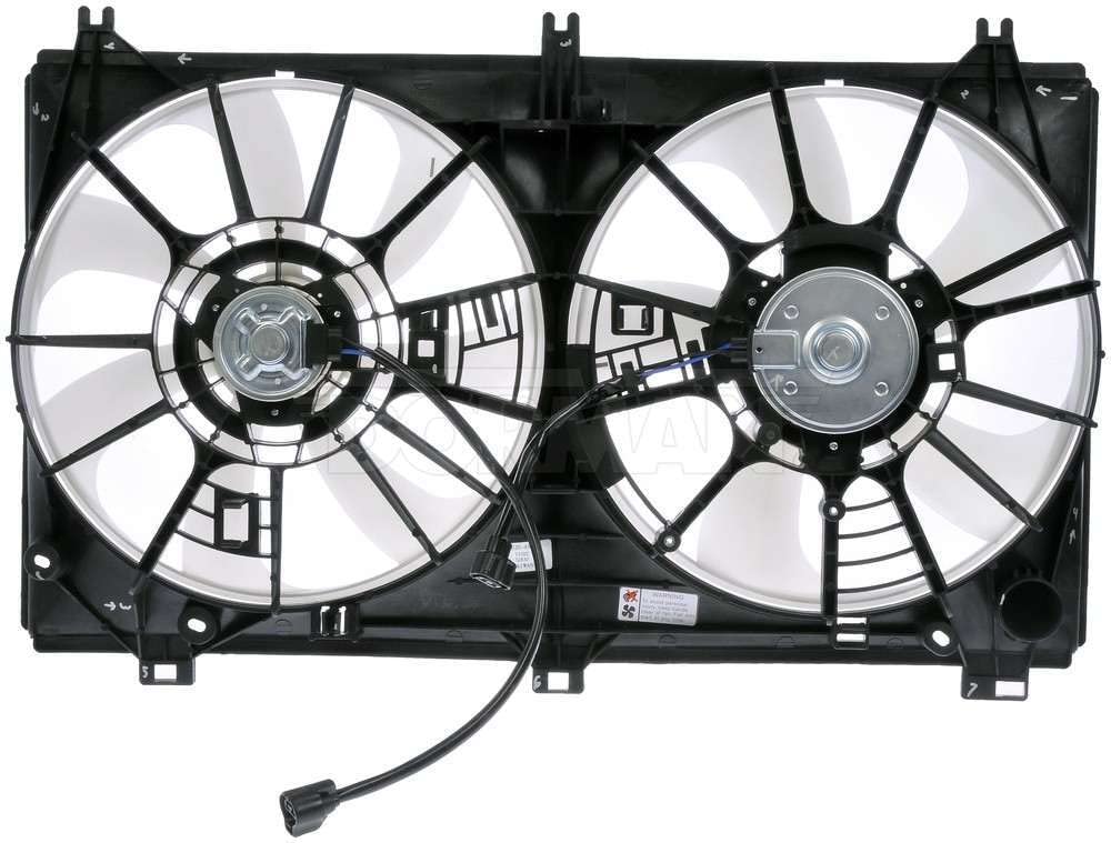 Dorman 620-497 Engine Cooling Fan Assembly Replacement for Lexus RX350 ES350 IS250 IS350 - Perfect for Hot Weather & Heavy Traffic Driving Conditions