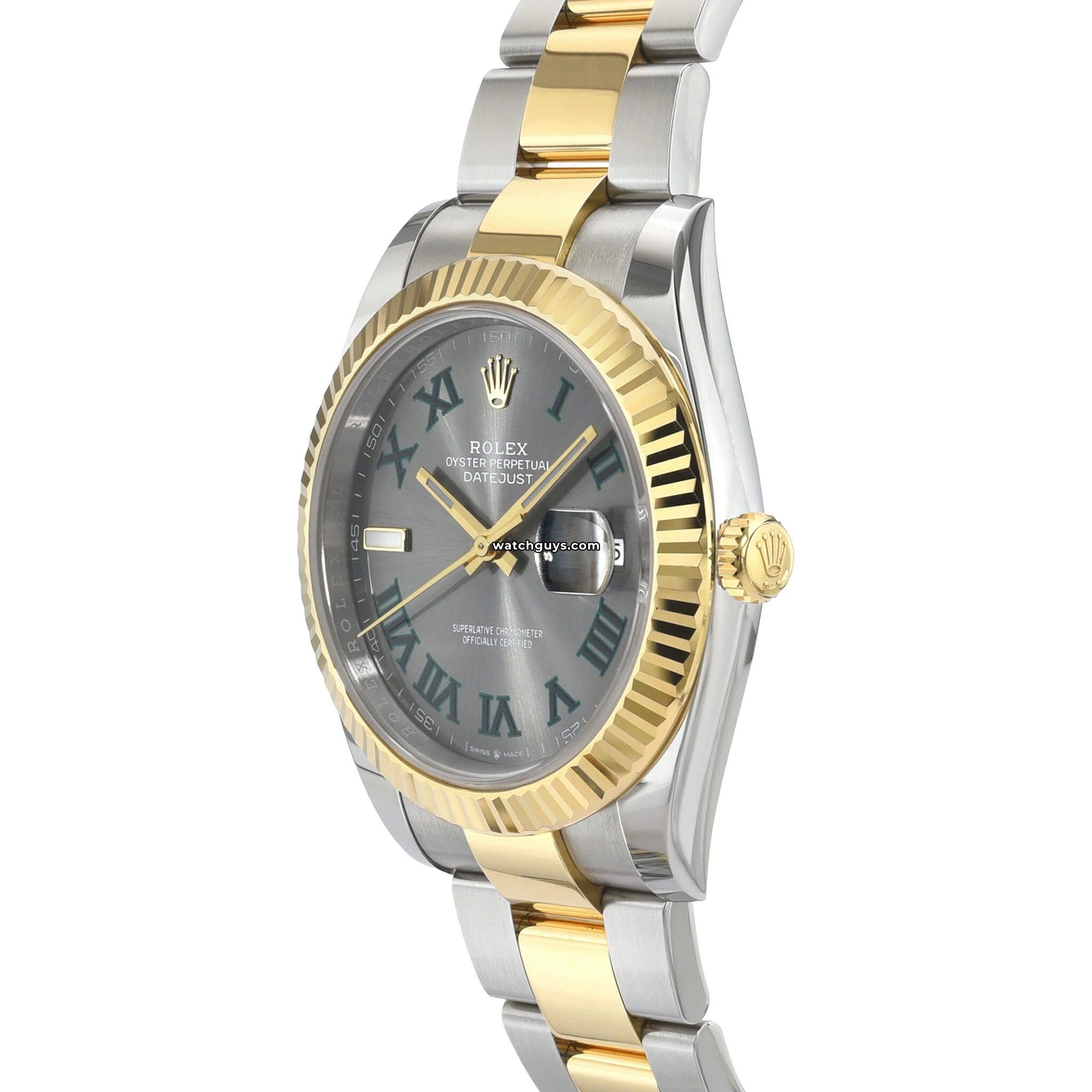 Rolex Datejust 126333 Wimbledon Oyster Watch - Luxury Stainless Steel & Gold Men's Timepiece for Business, Gifting & Special Occasions
