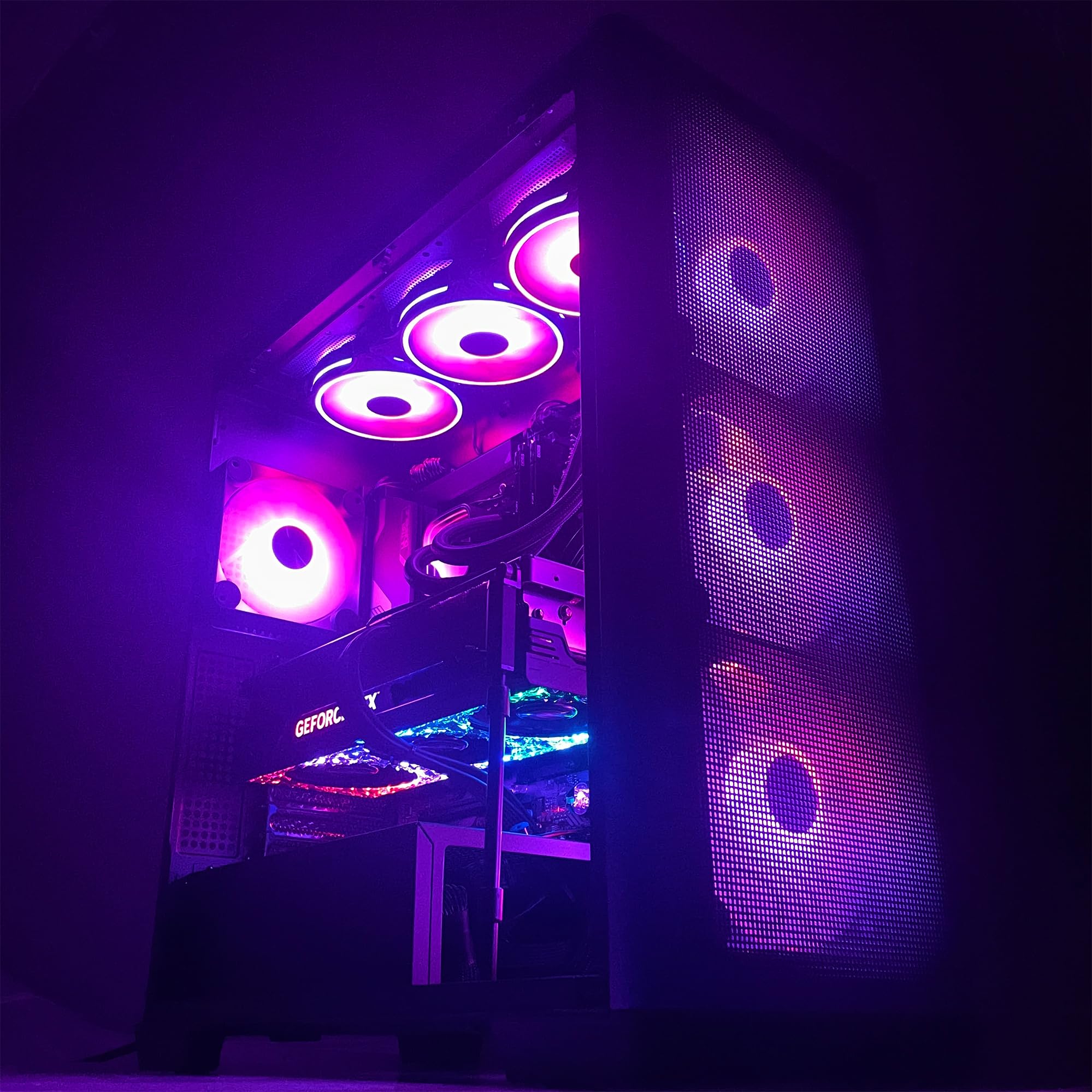 Ginger6 Gaming PC Desktop 14ZI58C-6PX - Intel Core i7-14700F, RTX 4060 8GB, 1TB NVMe SSD, 16GB DDR5, Z790, Wi-Fi 6E, Liquid Cooling, Win 11 - Perfect for 4K Gaming, Streaming & VR | High Performance Gaming Computer for Esports & Content Creation