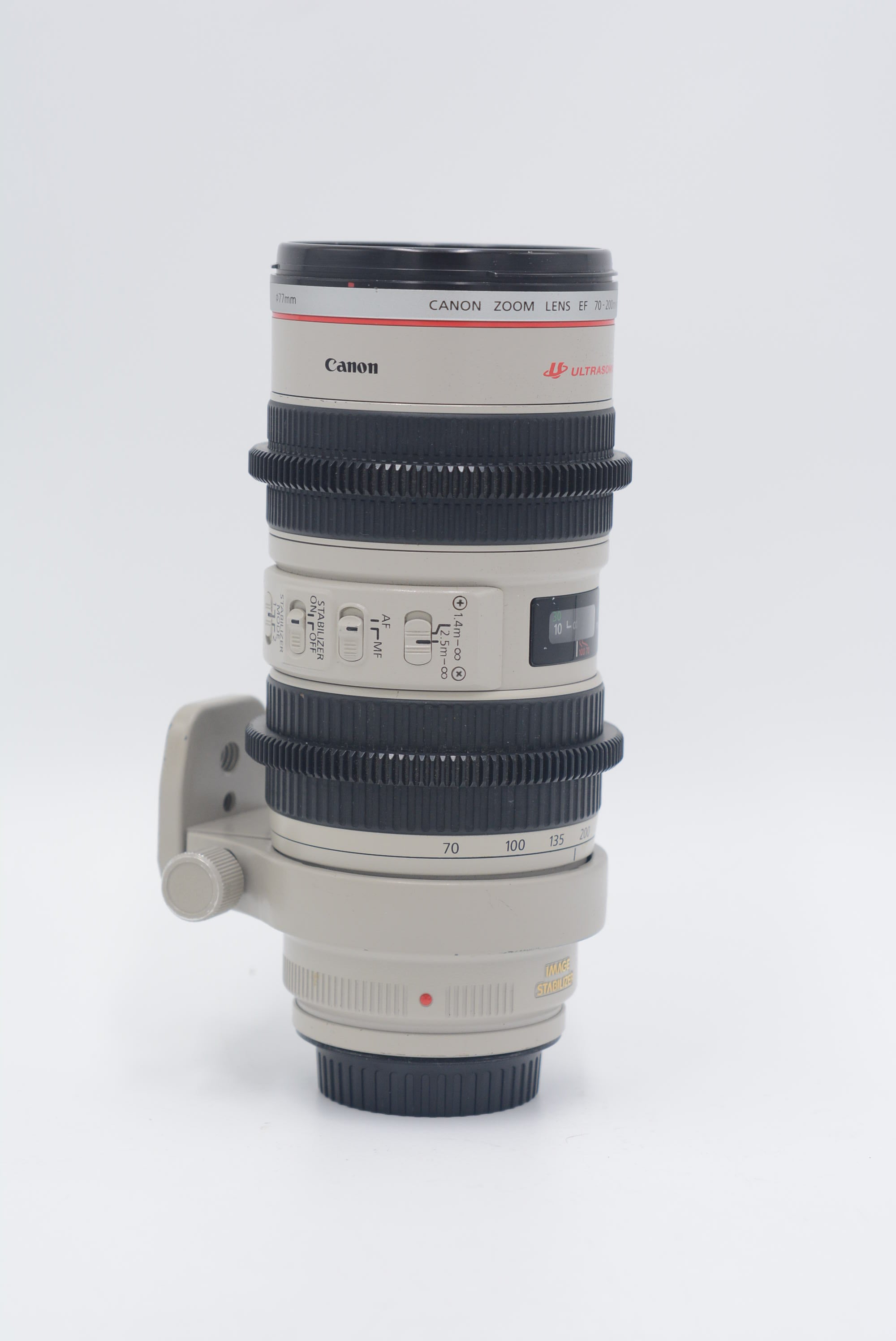 Canon EF 70-200mm f/2.8L USM Cine Mod Lens - Professional Telephoto Zoom for Photography & Videography - Perfect for Sports, Wildlife, and Wedding Photography