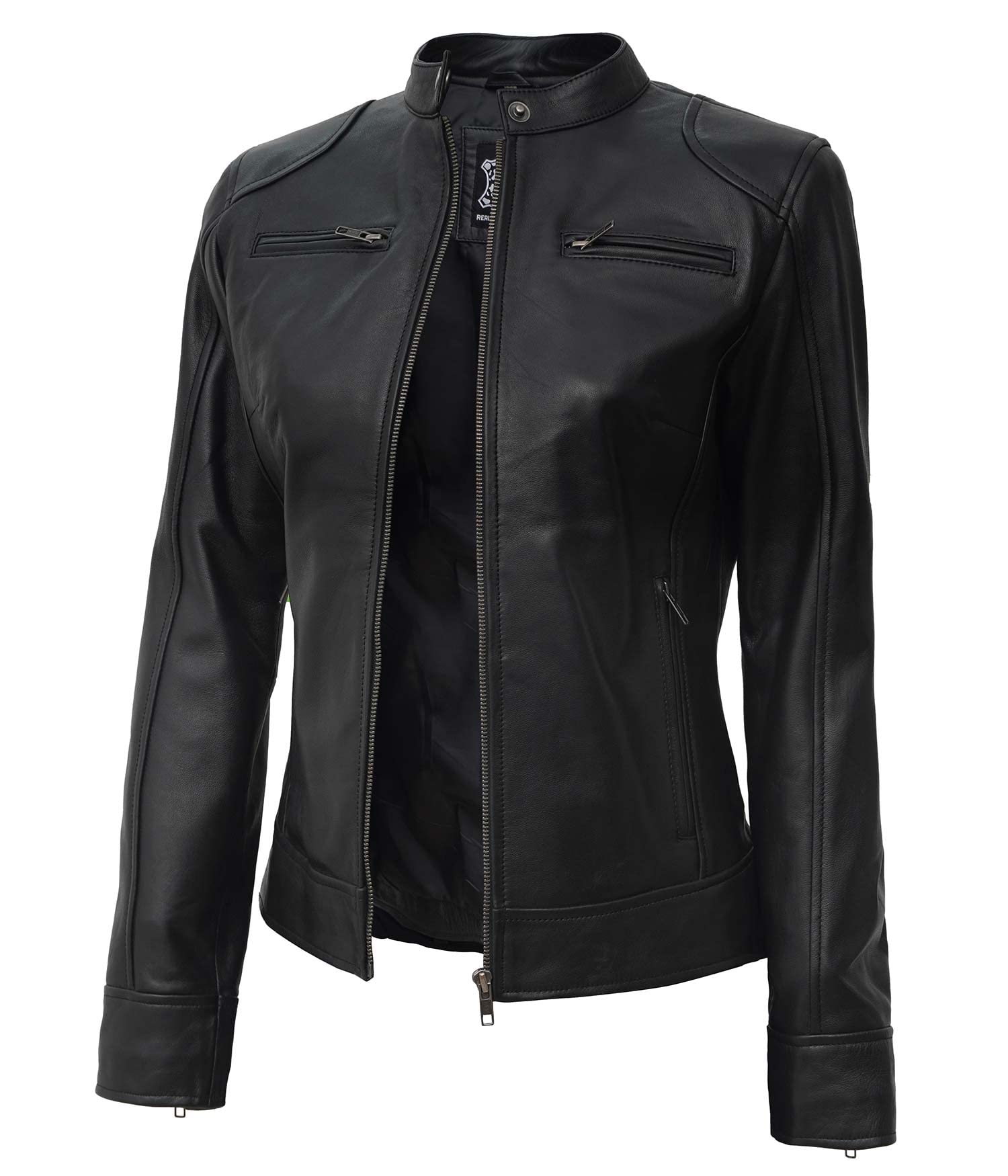 Genuine Lambskin Leather Jacket for Women - Stylish Biker Motorcycle Jacket with Premium Quality | Perfect for Riding, Casual Wear & Fashion Outfits