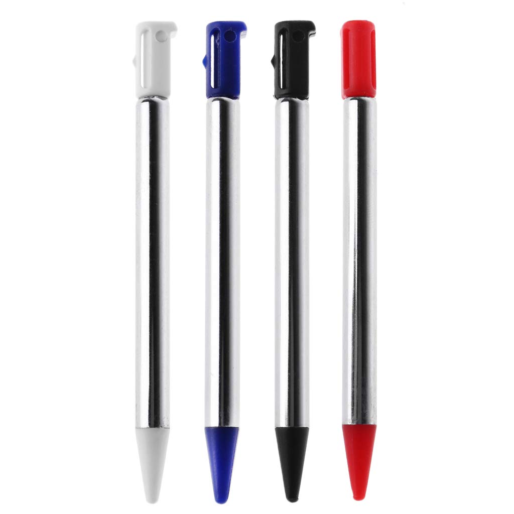 Metal Adjustable Stylus Pen for Nintendo 3DS - Extendable Touch Screen Stylus Replacement (White) - Perfect for Gaming, Drawing & Precise Touchscreen Control