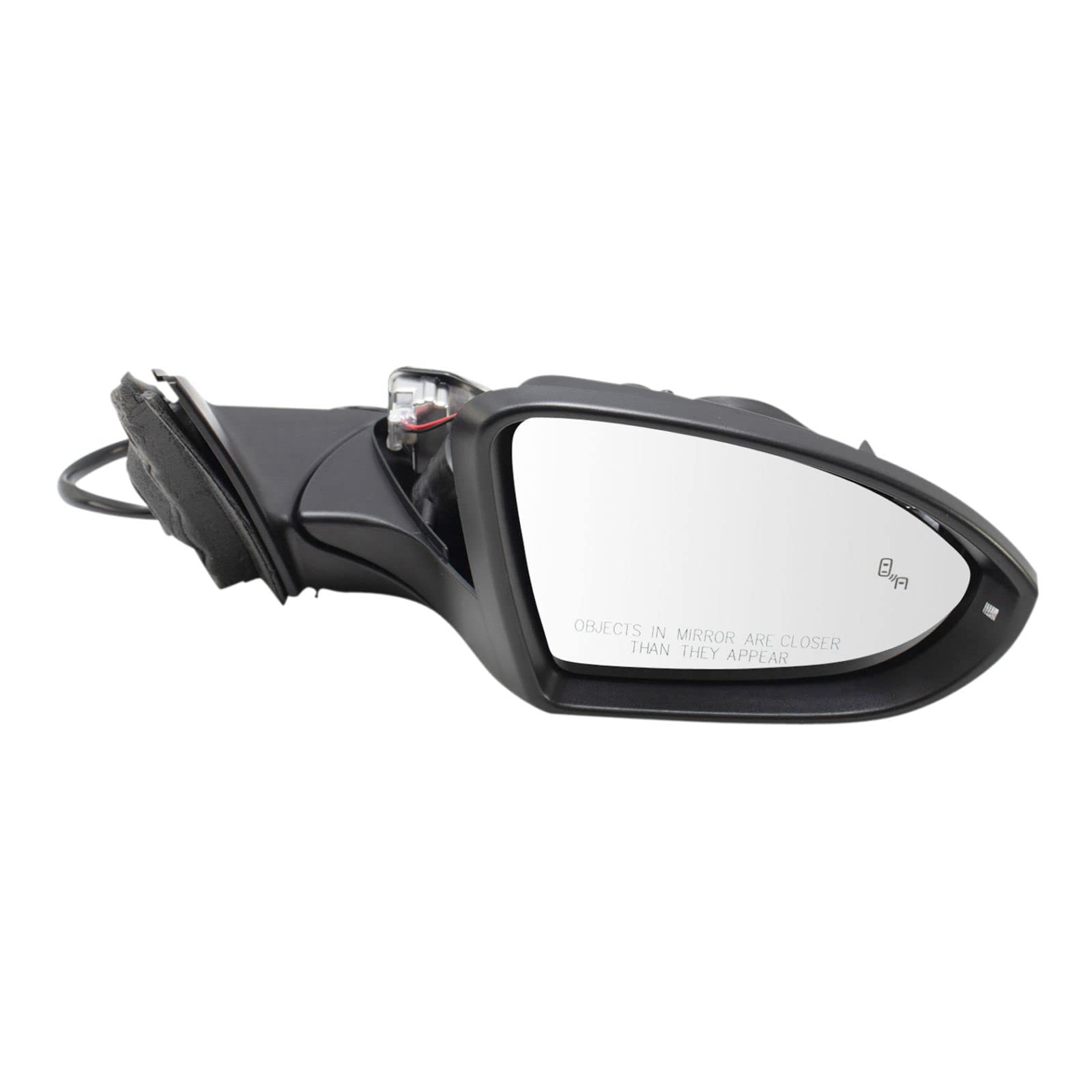 Right Side Power Memory Heated Mirror Compatible with 2019-2022 Volkswagen Jetta - VW1321175 Replacement - Perfect for Winter Driving & Parking Assistance