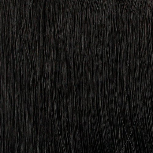 BOBBI BOSS Synthetic Headband Wig M1011 NICCOLA - Jet Black Human Hair Blend Headwrap Wig for Women | Perfect for Daily Wear, Cosplay & Protective Styling