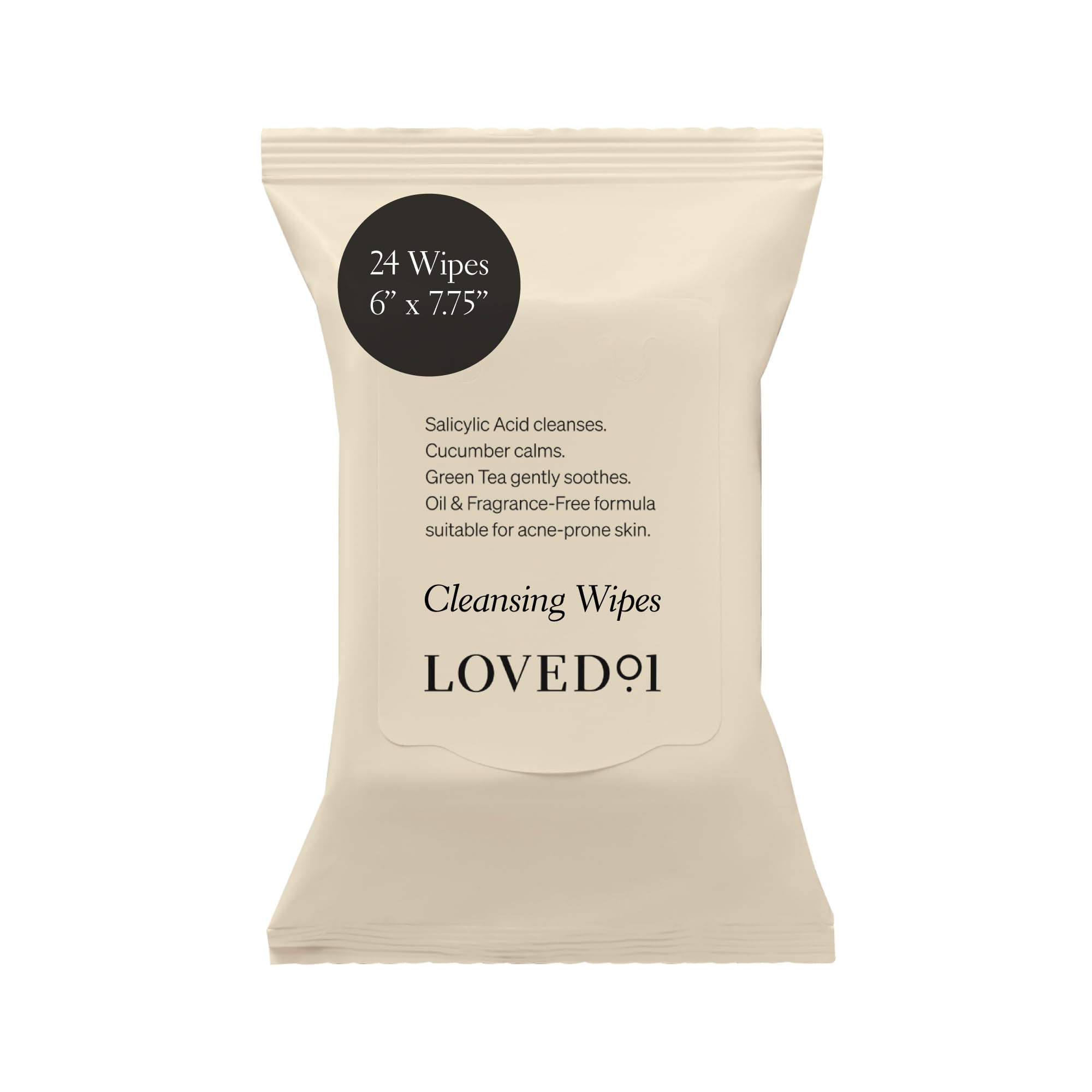 John Legend Skincare Face & Body Salicylic Acid Cleansing Wipes - Oil-Free, Fragrance-Free, No-Rinse Acne Treatment Wipes for Blemish-Prone Skin (24 Count) - Perfect for Travel, Gym & On-The-Go Skincare