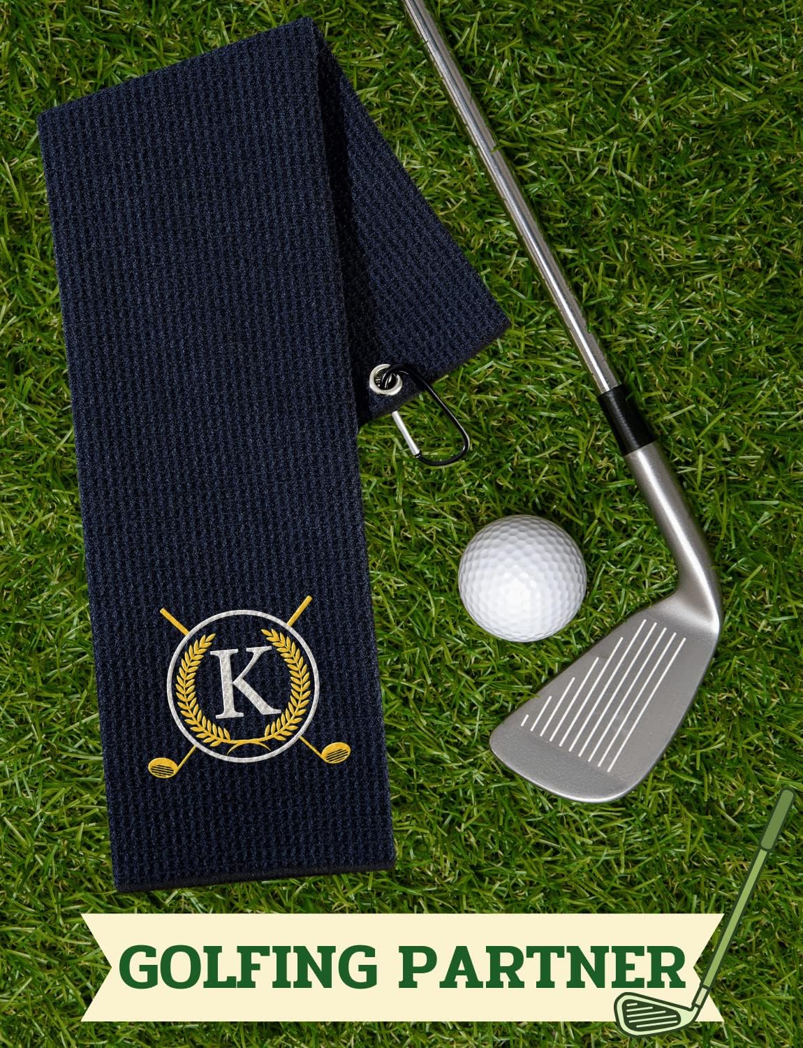 Personalized Monogrammed Golf Towel - 16
