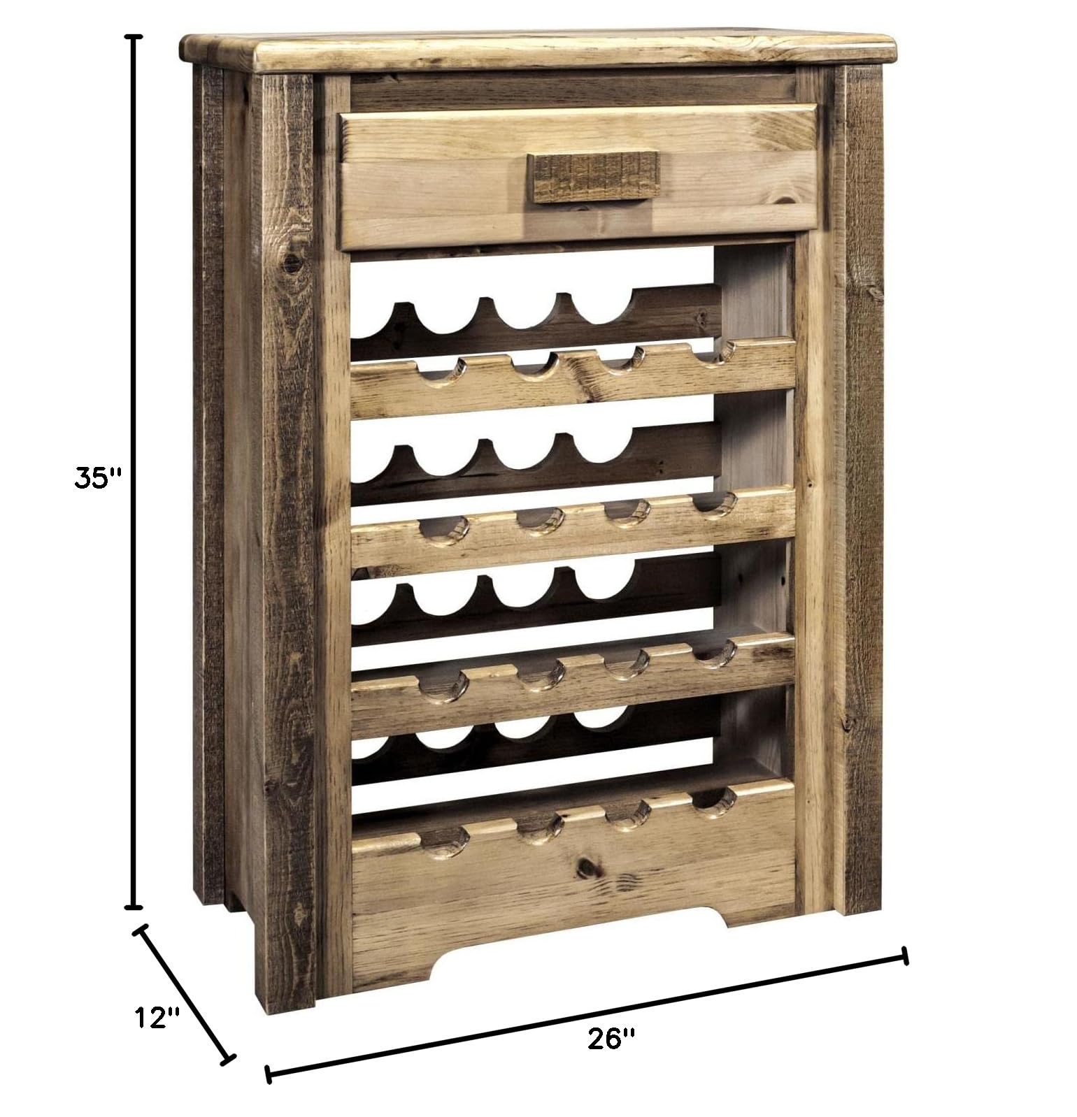 Premium Wine Cooler Cabinet - 18 Bottle Capacity, Dual Zone Cooling, Built-in or Freestanding - Perfect for Home Bars, Restaurants, and Wine Cellars