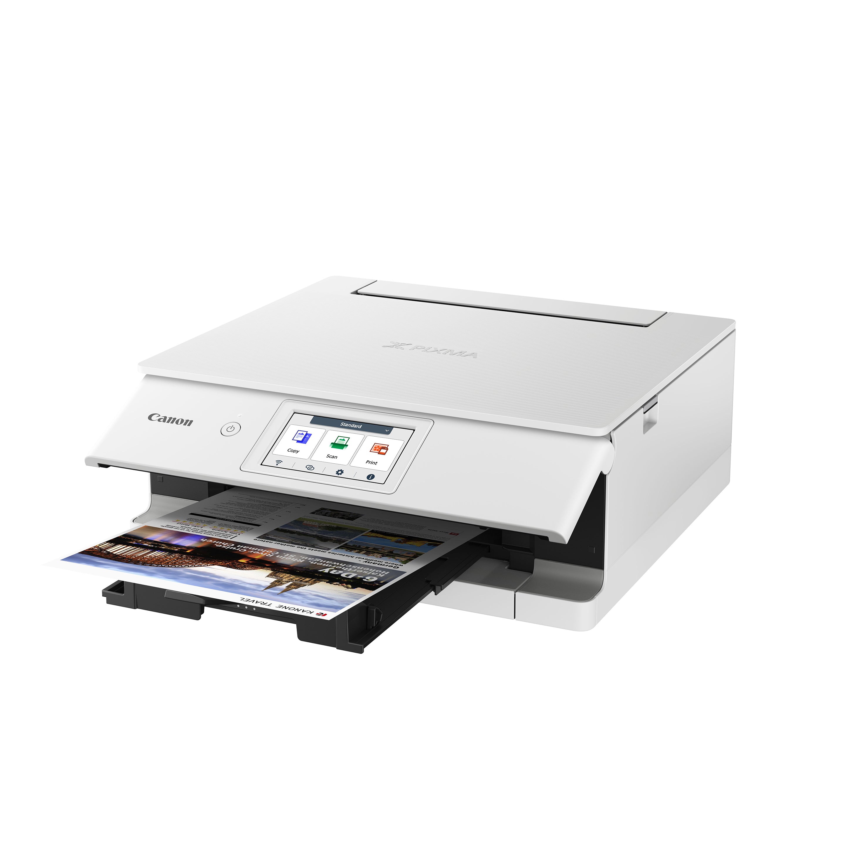 Canon PIXMA TS8870 Wireless All-in-One Color Printer with Scanner, Copier & Fax - Ideal for Home Office, School Projects & Photo Printing