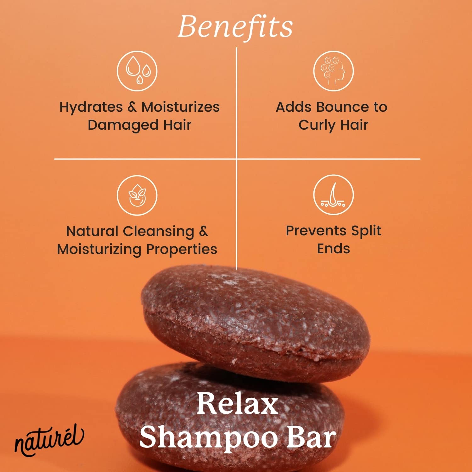 **Natural Relax Moisturizing Shampoo & Conditioner Set with Argan Oil & Colloidal Oatmeal for Curly, Wavy, Dry, Frizzy Hair - Vegan, Sulfate-Free, Made in USA | Hydrating Hair Care for Daily Use & Salon-Like Results**