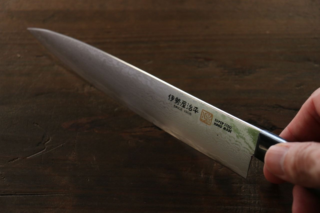 Premium Iseya VG10 Damascus Steel Petty Utility Knife 150mm (6 Inch) - Japanese Kitchen Knife for Precision Slicing, Peeling & Garnishing - Perfect for Chefs & Home Cooking