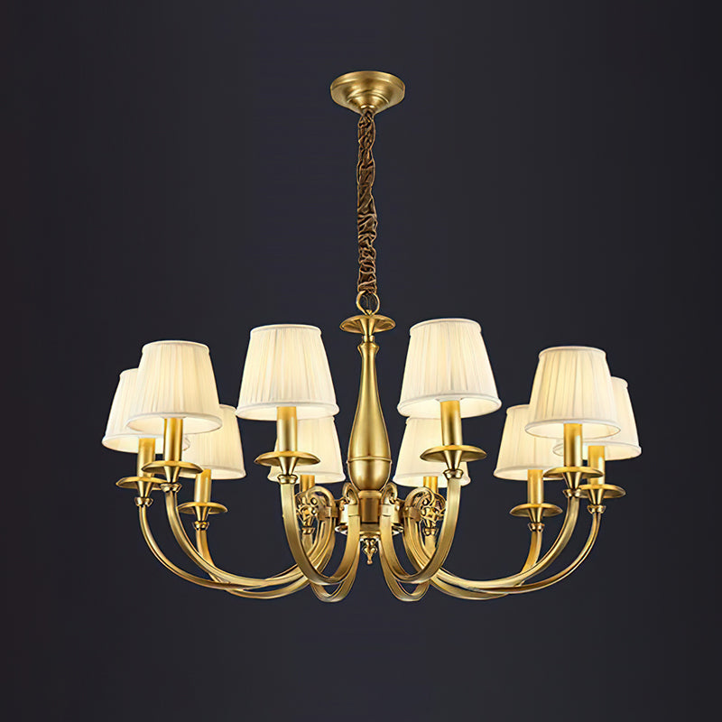Elegant Menlo Park Chandelier - Modern Crystal Ceiling Light Fixture for Dining Room, Living Room & Bedroom | Perfect for Home Decor & Wedding Venues