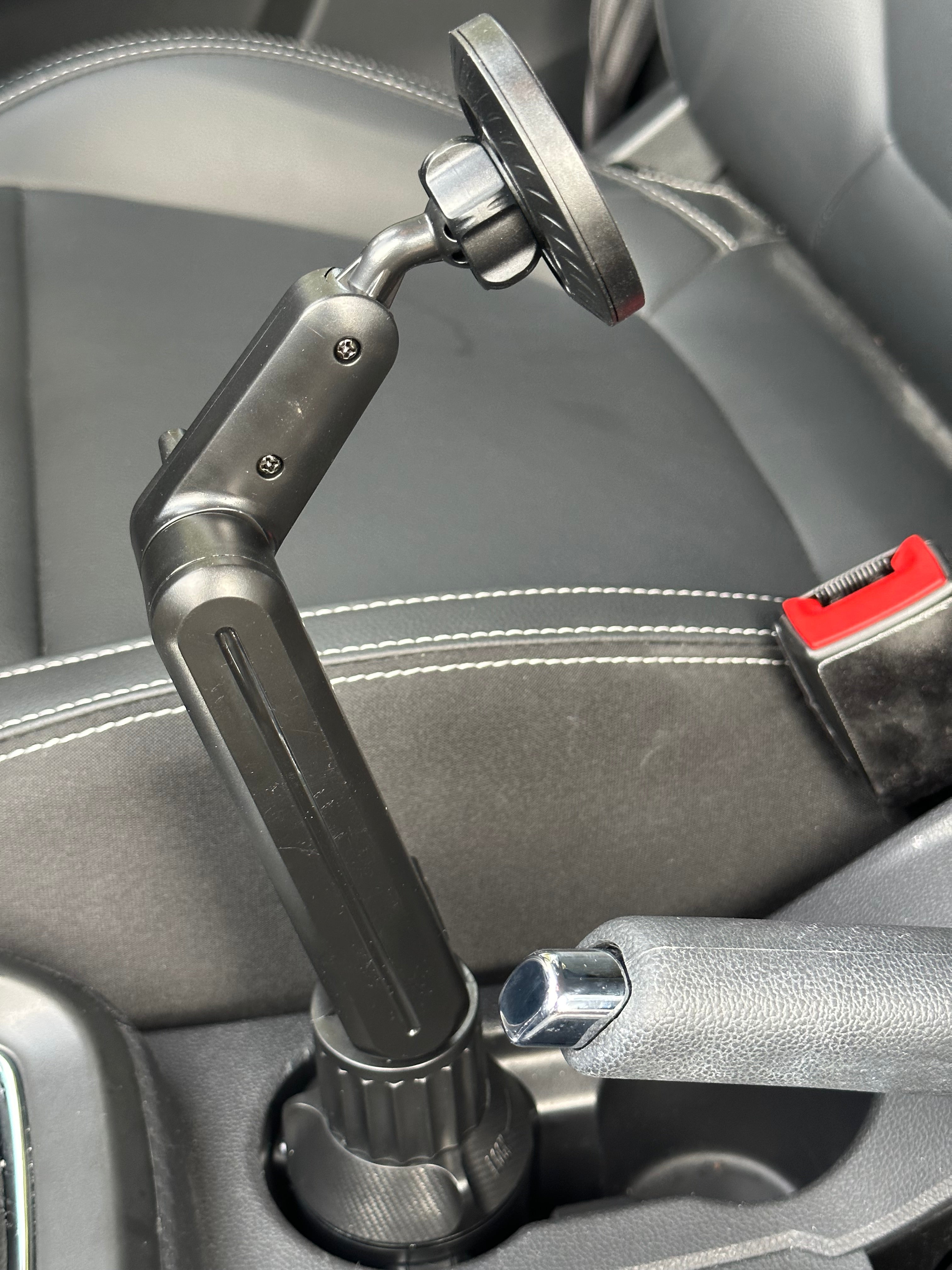Magnetic Car Phone Holder for iPhone 12/13/14/15/16 - Magsafe Compatible Cup Holder Mount - Secure Hands-Free Driving Accessory for Navigation & Calls