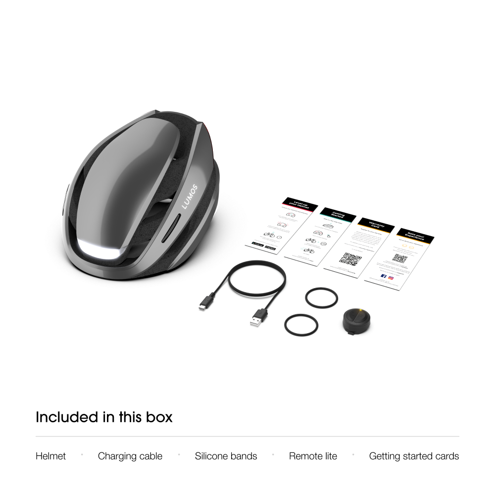 Lumos Ultra Bike Helmet with LED Lights - Smart Bluetooth Cycling Helmet for Night Riding Safety - Perfect for Urban Commuters & Mountain Bikers