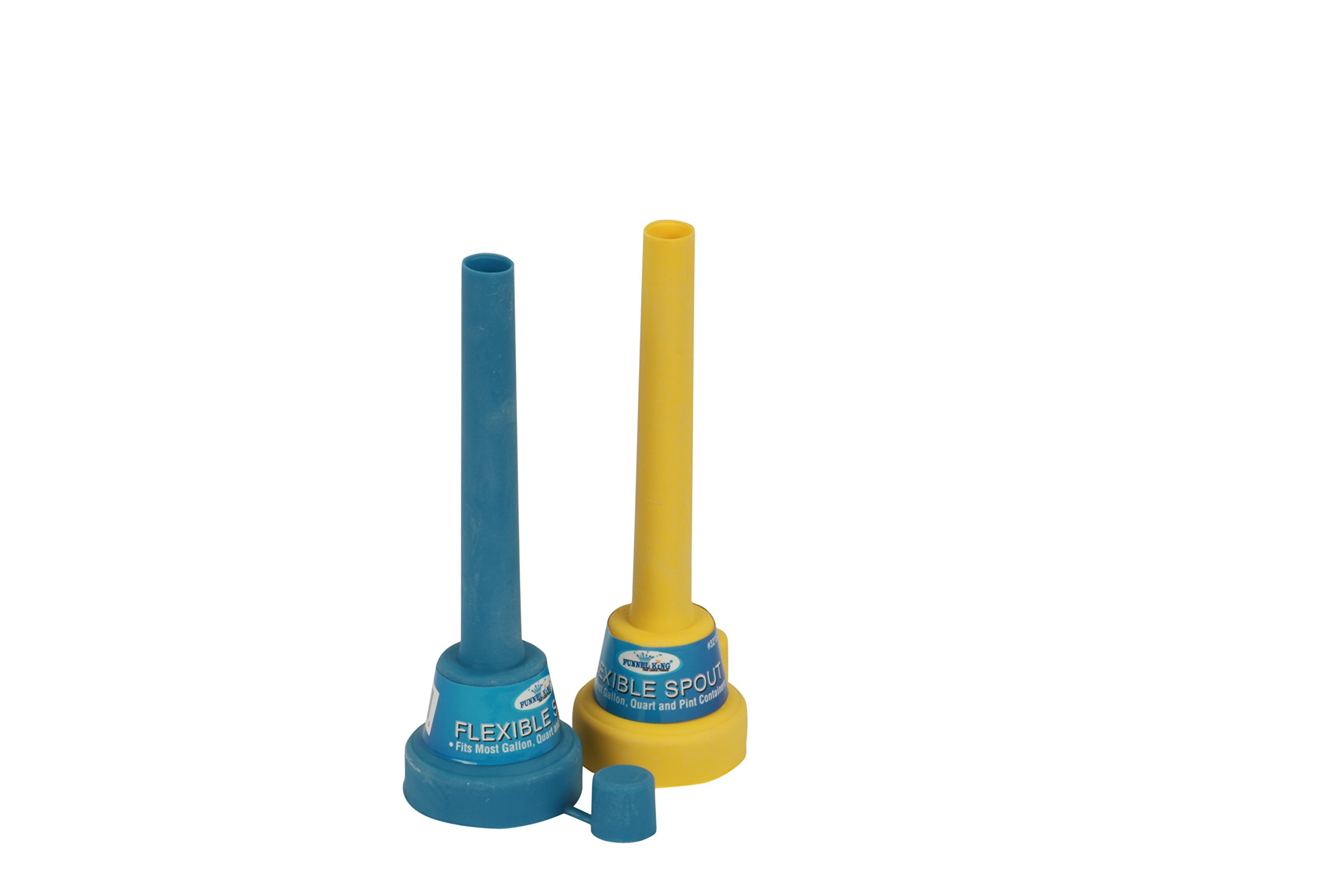 Funnel King 32850 10-Piece Funnel Set - Multi-Size Plastic Funnels for Automotive, Garage & Workshop Use - Essential for Oil Changes, Fluid Transfers & DIY Projects