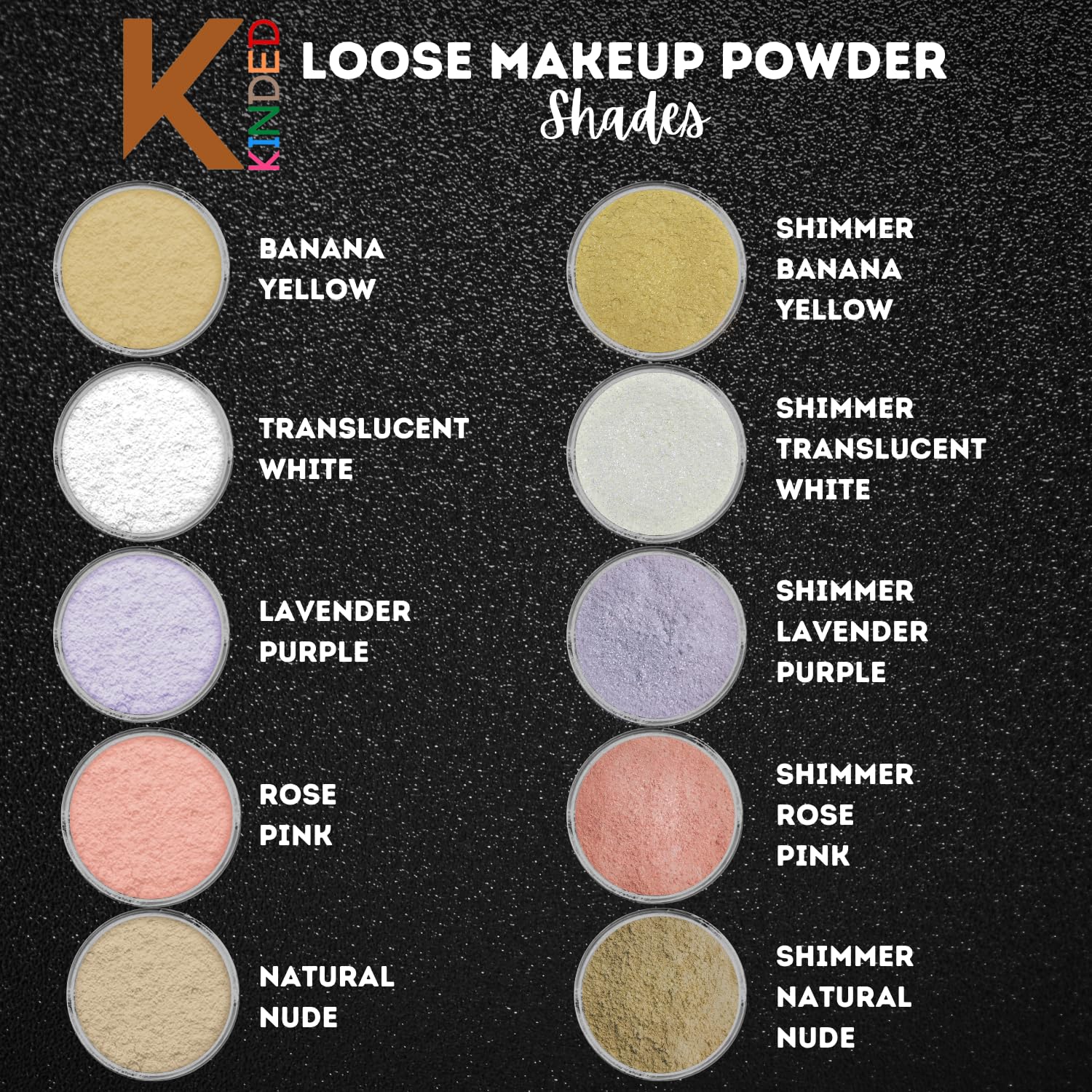 KINDED Translucent Loose Setting Powder - Ultra Fine Matte Finish for Oily & Dry Skin | HD Makeup, Long-Lasting Oil Control | 30g Matte Rose Pink | Perfect for Daily Wear, Photo Shoots & Special Occasions