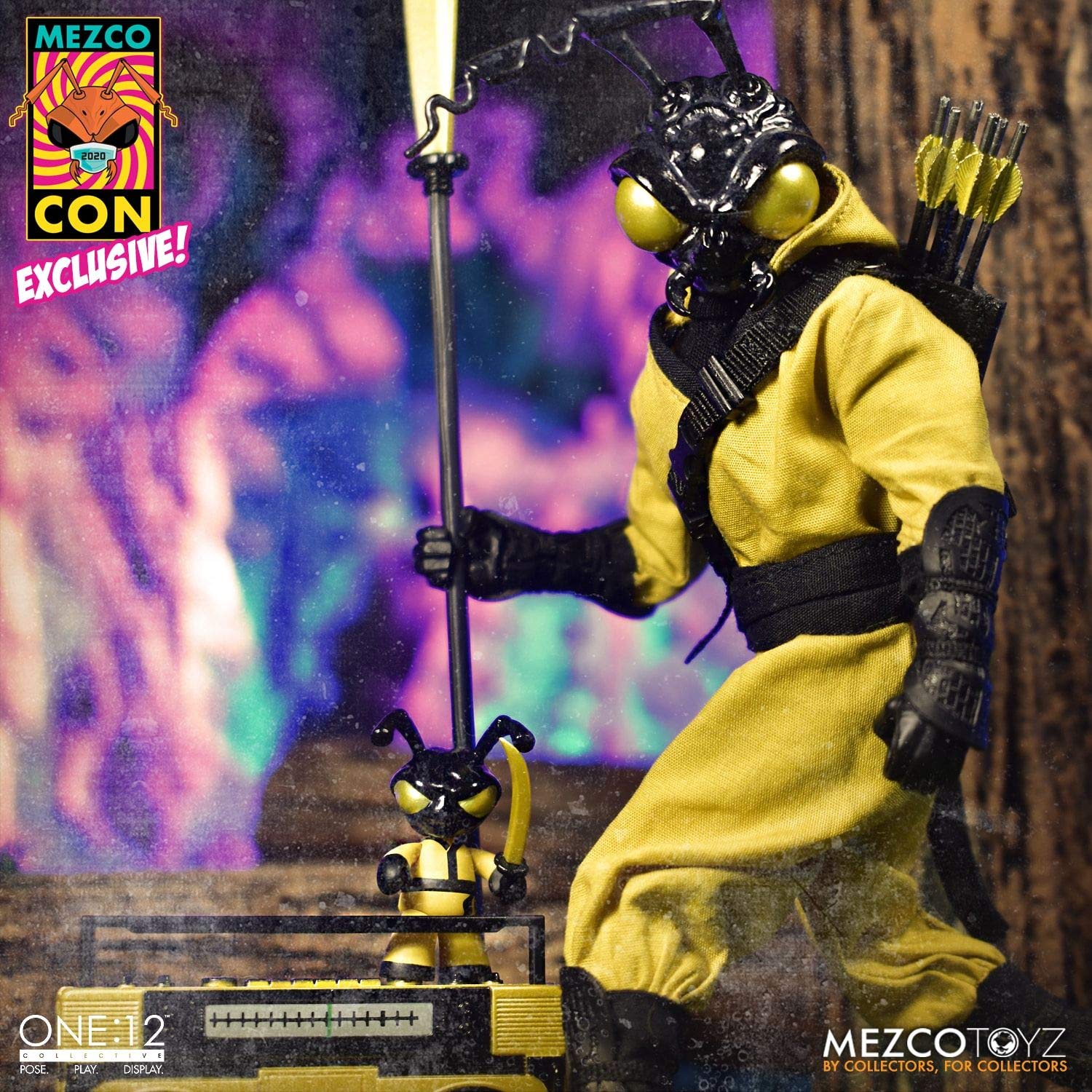 Mezco One:12 Collective Gomez Action Figure - The Clan of The Golden Dragon Edition (2020 Con Exclusive) | Limited Edition Collectible for Display & Comic Conventions