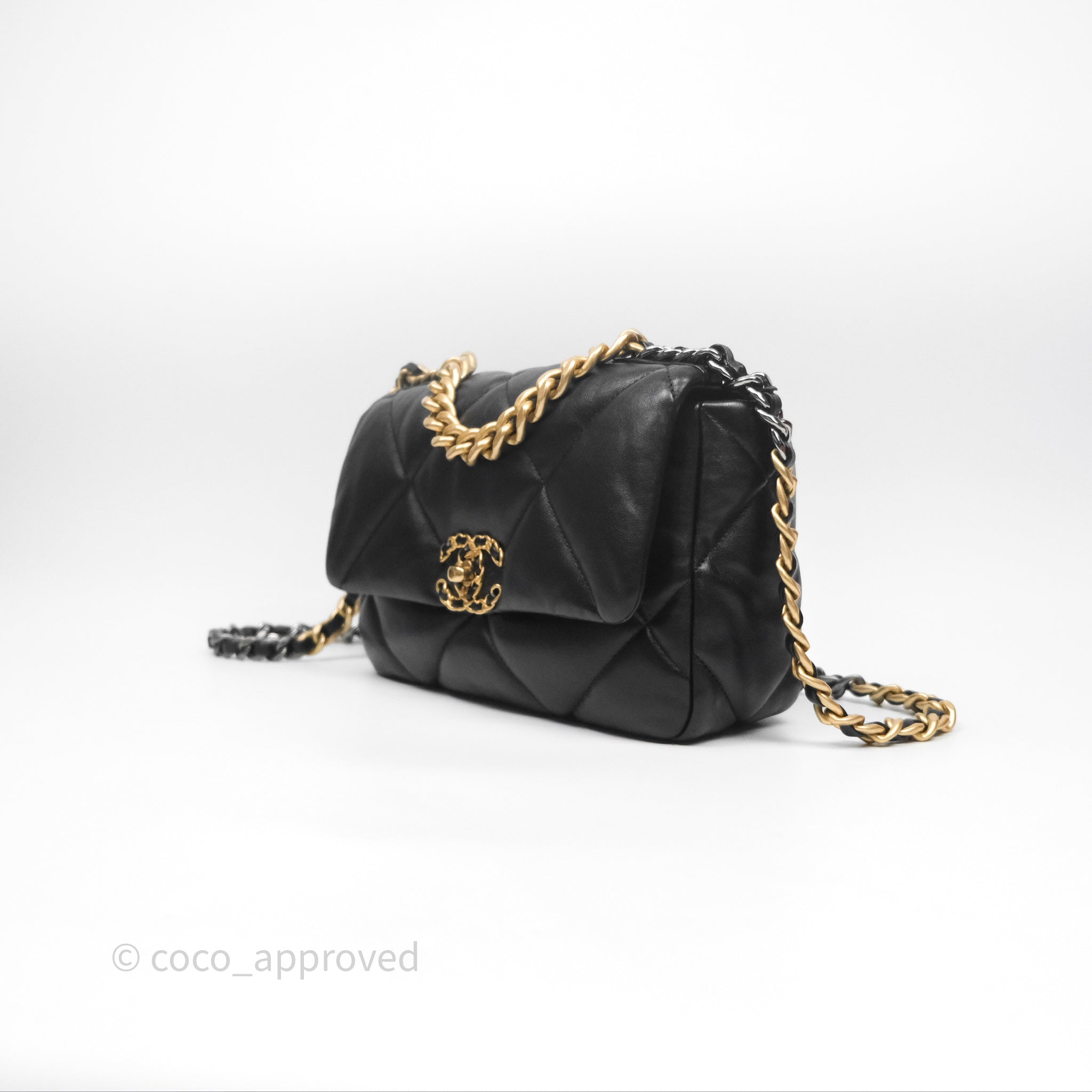 Chanel 19 Small Handbag Black Mixed Hardware - Luxury Designer Crossbody Bag for Women | Perfect for Evening Out, Date Night & Special Occasions