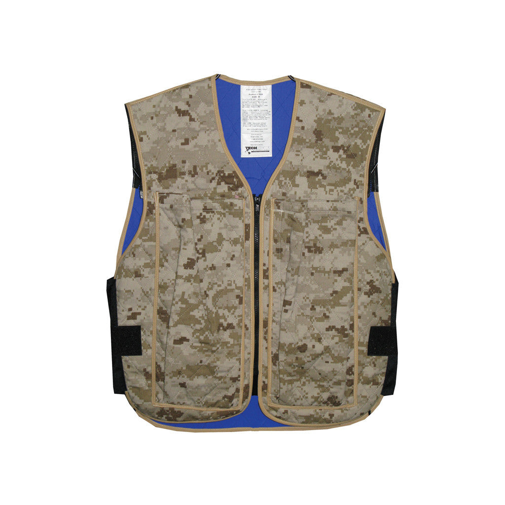 Hybrid Cooling Military Vest - Evaporative & Phase Change Technology for Extreme Heat - Perfect for Outdoor Activities, Tactical Missions & Hot Weather Work