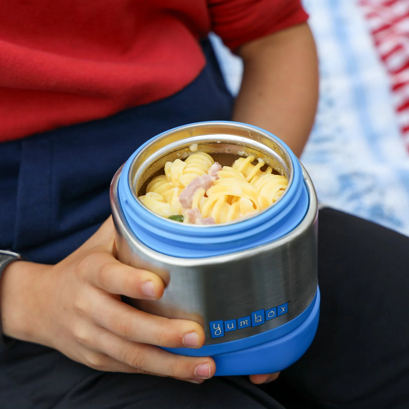 Yumbox Triple Wall Insulated Food Jar Cubi - Leak-Proof Stainless Steel Lunch Container for Kids & Adults, Apple Green - Perfect for School, Work, Picnics & Travel