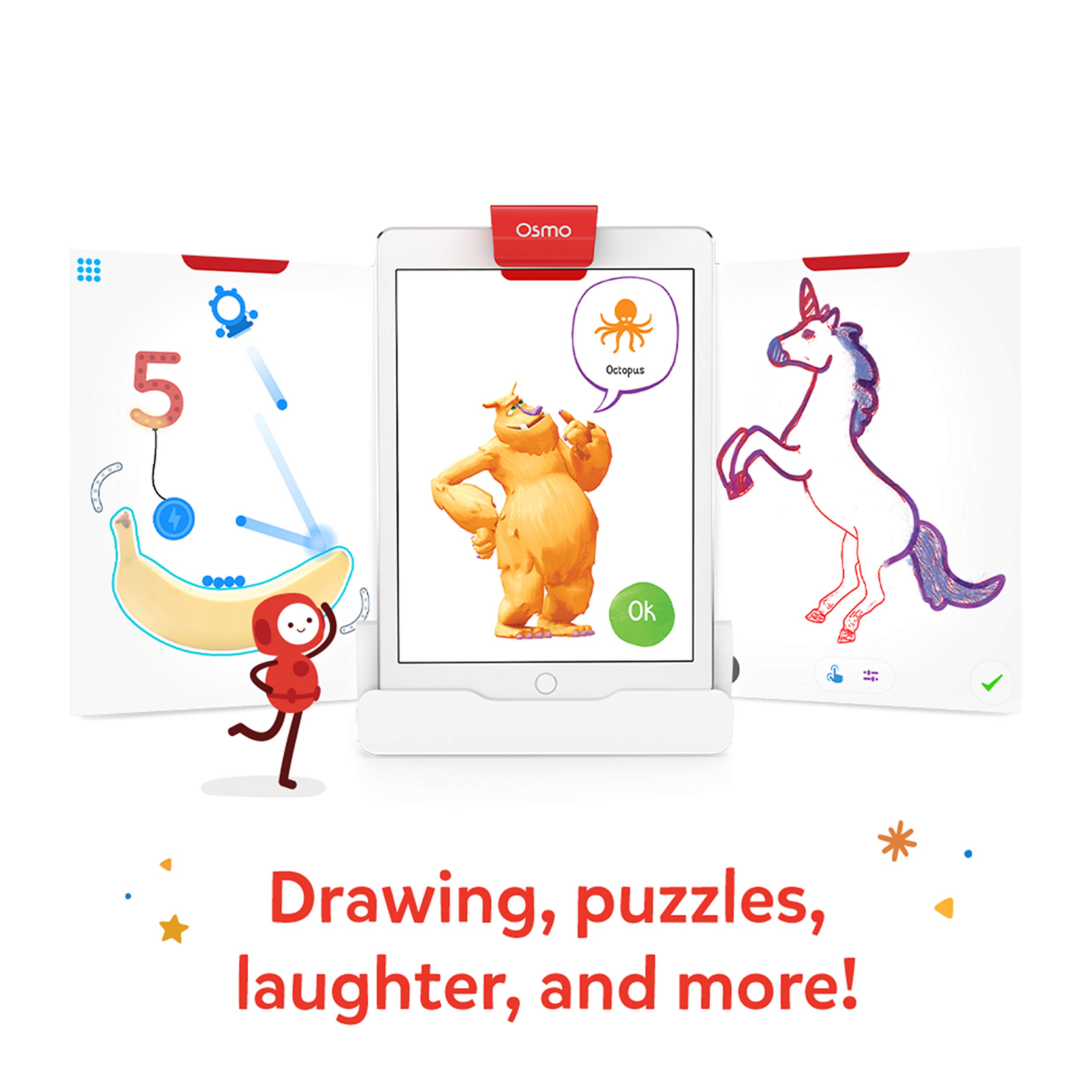 Osmo Pizza Co. Plus Monster Game for Kids Ages 5-12 - STEM Learning Toy for Math & Communication Skills - Compatible with iPad & Amazon Fire Tablet (Osmo Base Required) - Fun Educational Game for Homeschooling & Classroom Activities