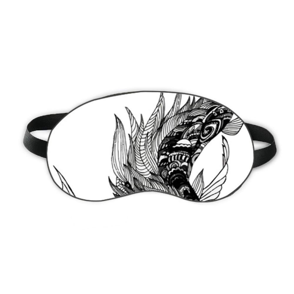 Masterpiece Classic Mountains Drawing Sleep Eye Mask - Soft Night Blindfold for Better Sleep, Travel & Relaxation