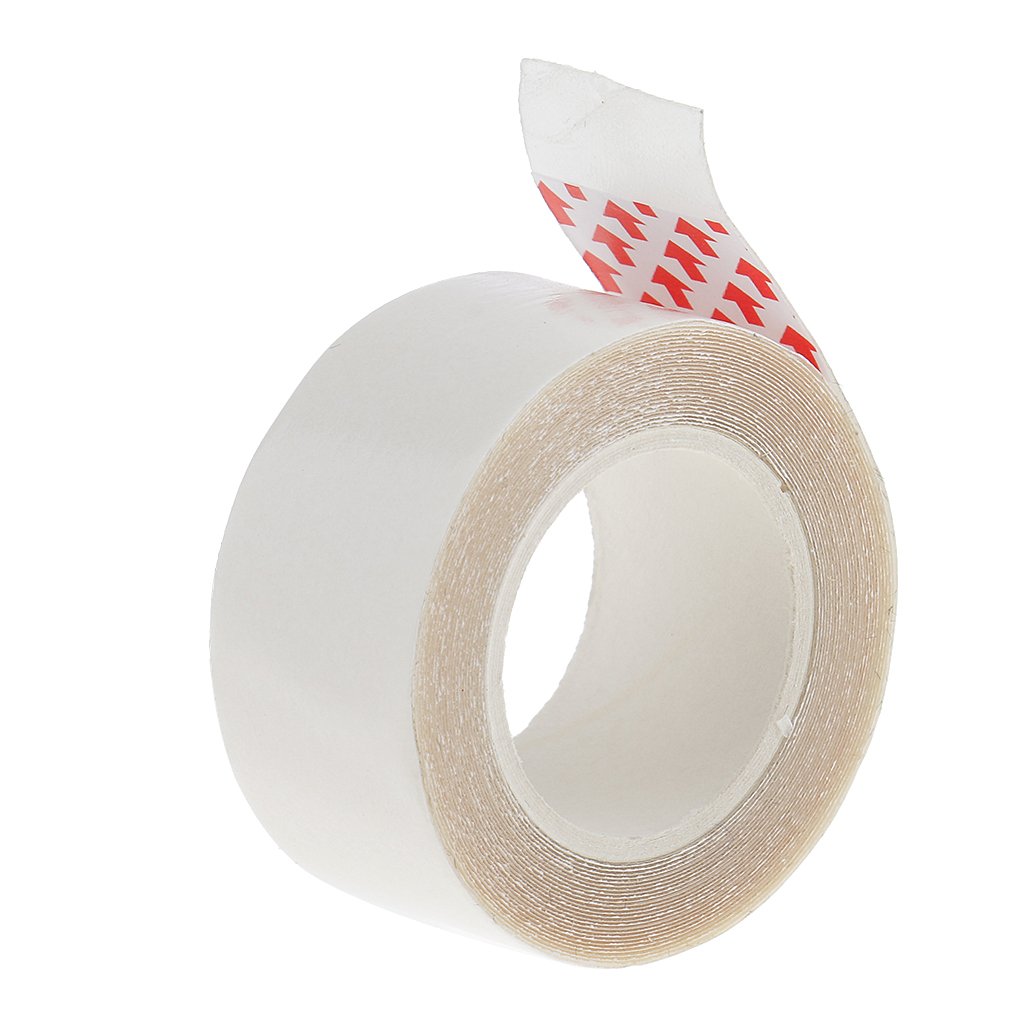 Fenteer Waterproof Double Sided Hair Tape Roll - Strong Hold for Toupees, Hairpieces & Clothing - Perfect for Wig Attachment, Costume Securing & Fashion Styling