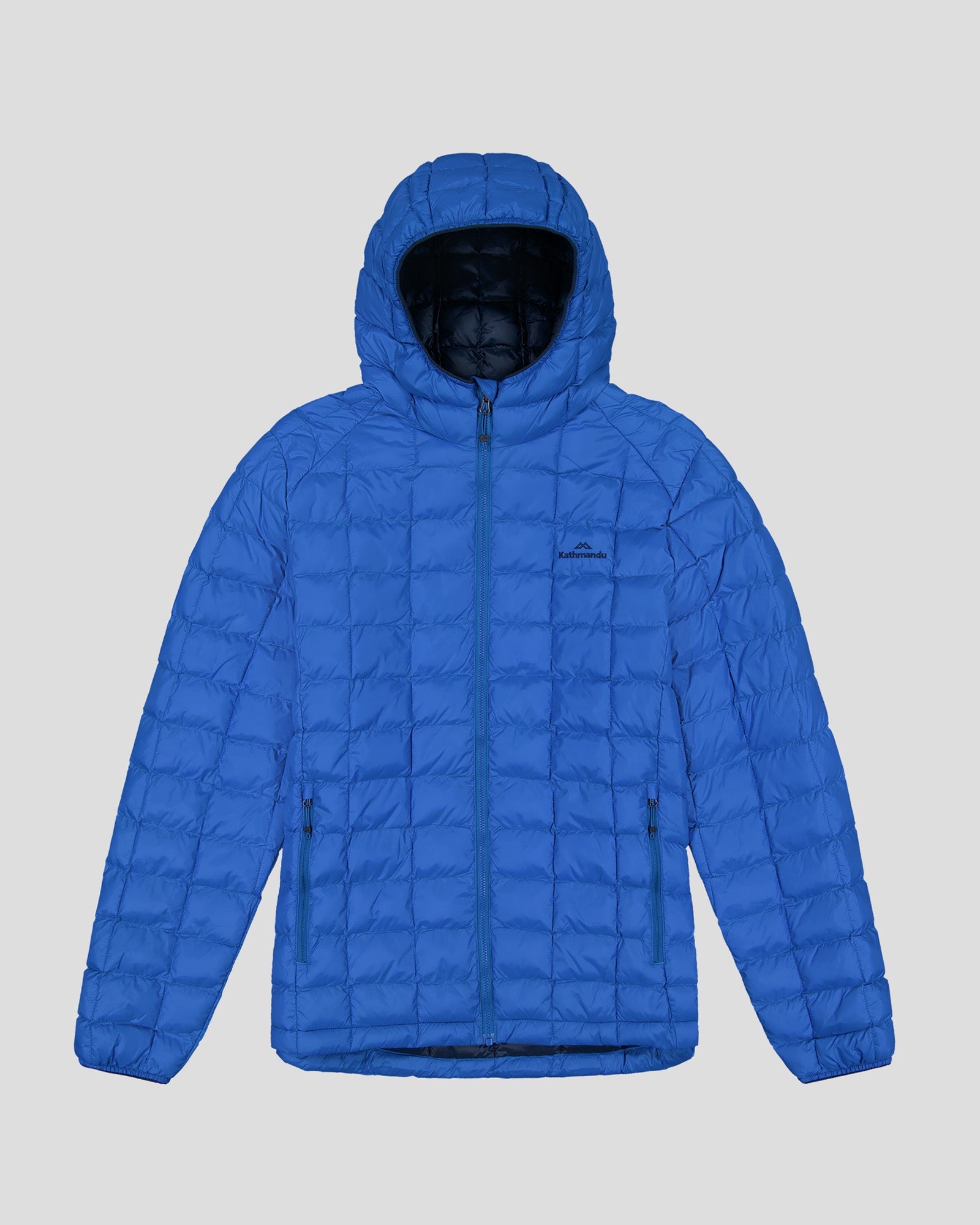 Men's Heli Insulated Hooded Jacket - Peak Blue | Winter Warm Waterproof Windbreaker for Outdoor Activities Hiking Camping Skiing