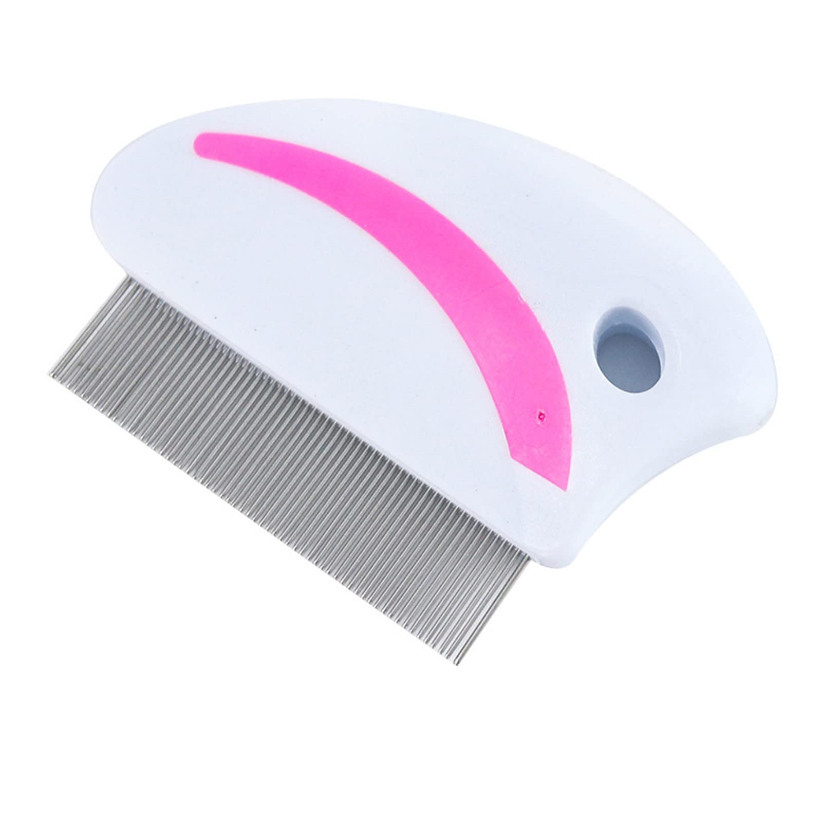 Dog Grooming Brush & Flea Comb Set - Stainless Steel Pin Pet Hair Brush, Delousing Comb for Dogs & Cats, Durable Pet Cleaning Supplies, Perfect for Home Grooming & Vet Visits