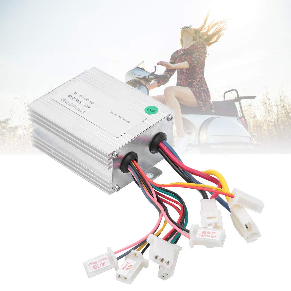 12V 500W Brush Motor Controller - DC Motor Speed Control for Electric Scooters & E-Bikes | Perfect for DIY EV Projects & Vehicle Upgrades