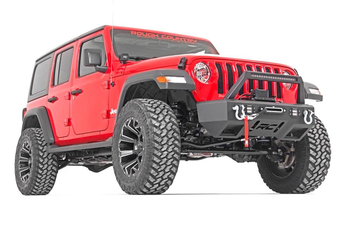 3.5 Inch Lift Kit with C/A Drop for Jeep Wrangler Unlimited 4WD 4 Door (2018-2023) - Heavy Duty Off-Road Suspension Upgrade for Enhanced Performance & Ground Clearance | Perfect for Rock Crawling, Overlanding & Trail Adventures